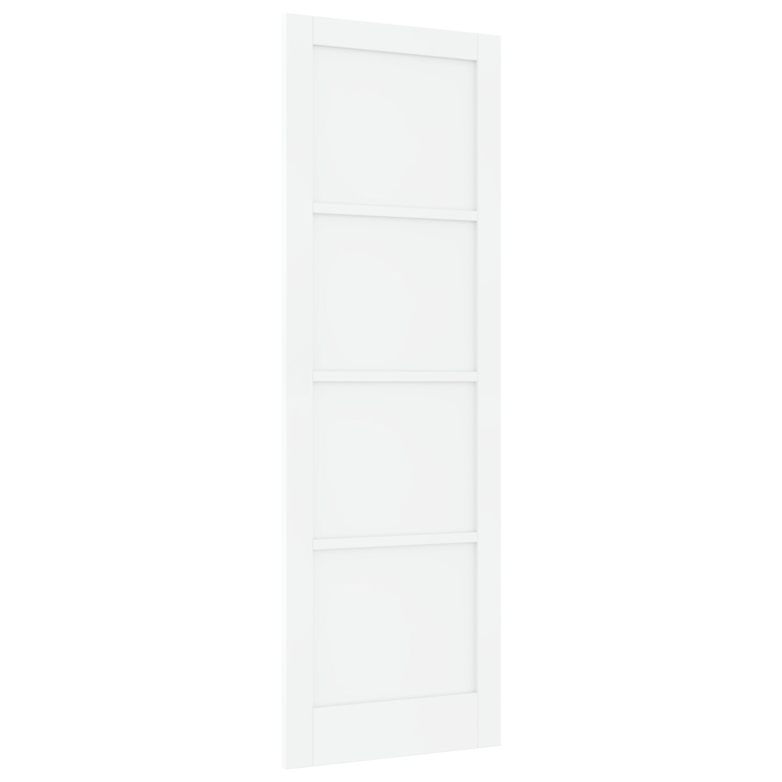 Siseuks 'ORKDAL'Valge 78x232x4 cm Täispuid..