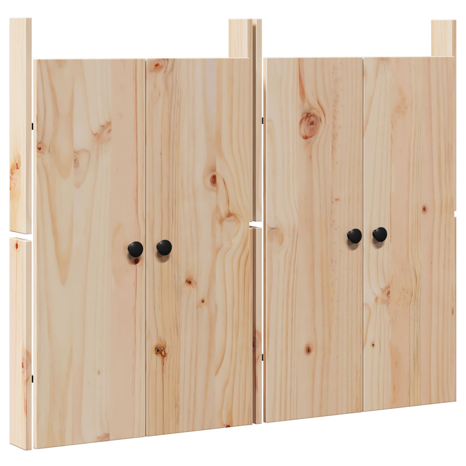 Väli Köögi Uksed 2 tk 50x9x82 cm Massiiv..