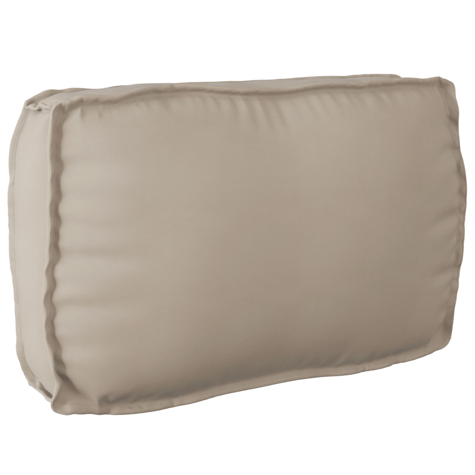 vidaXL Palettenkissen Set 2-teilig Taupe Polyester Kissen Set