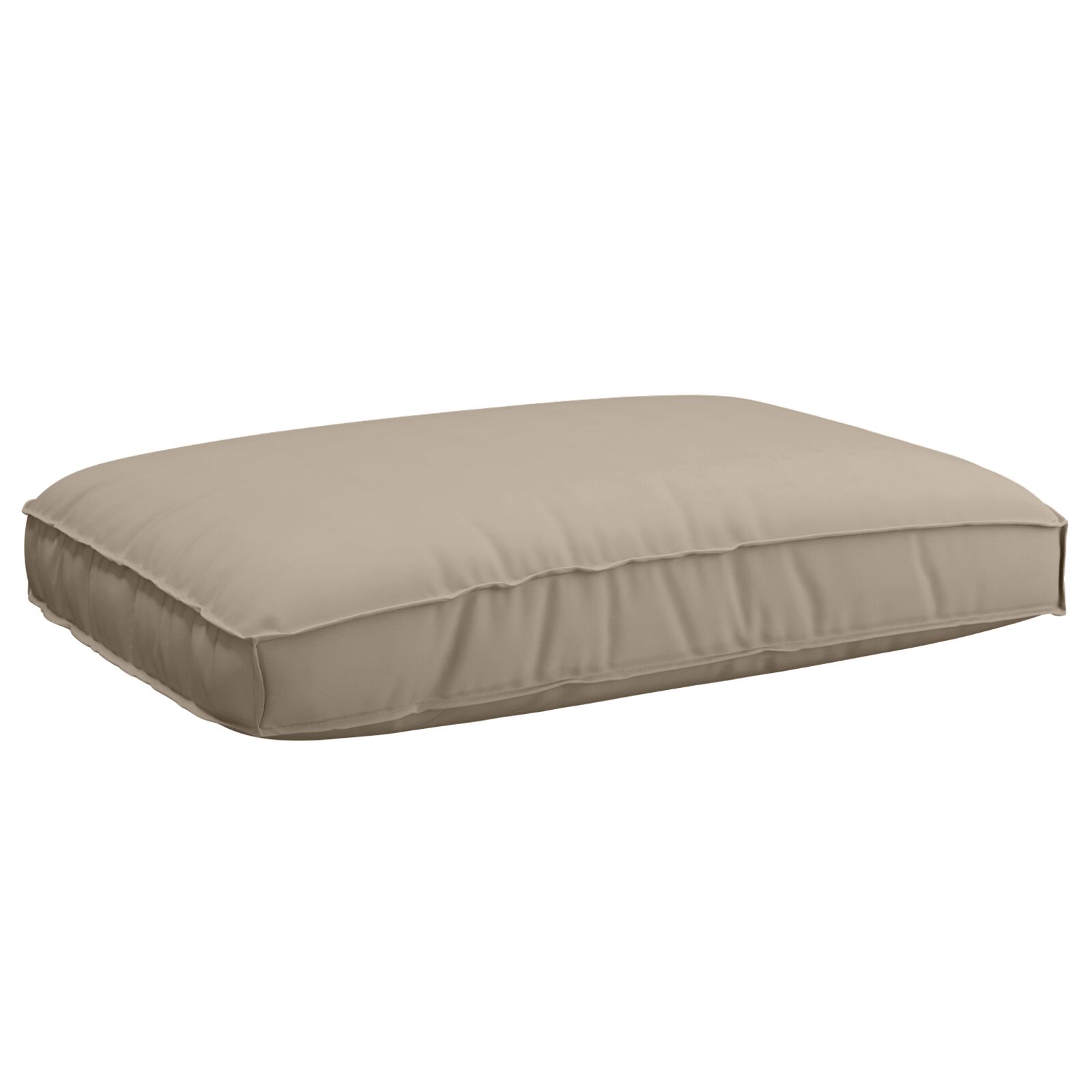 vidaXL Palettenkissen Set 3-teilig Taupe Polyester Standard