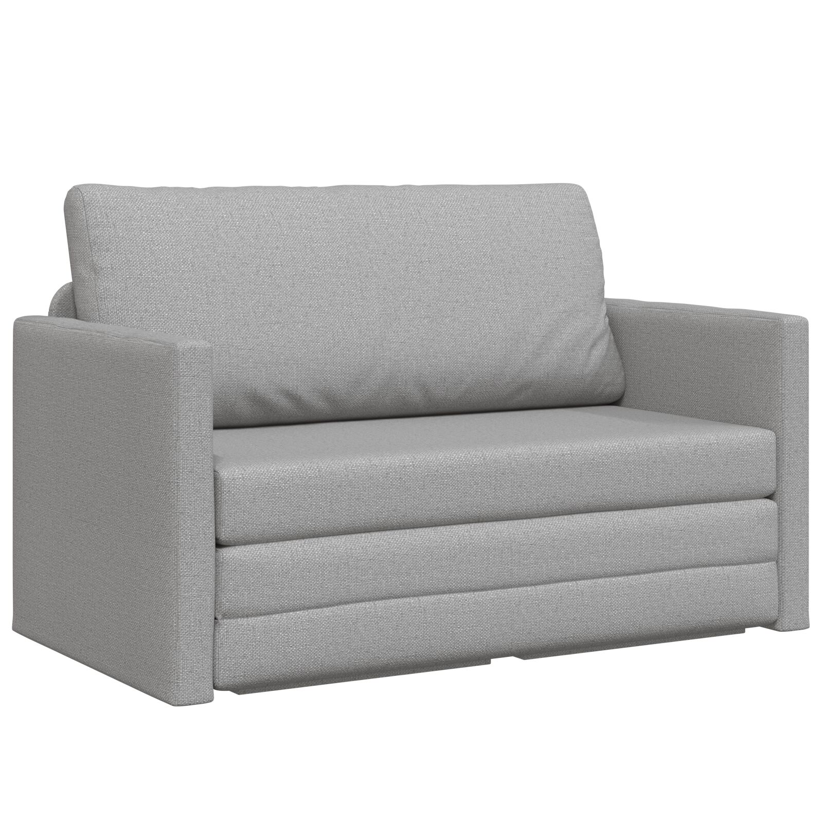 vidaXL kauč na podu 2-u-1 oblačno siva 124x71x78 cm tkanina