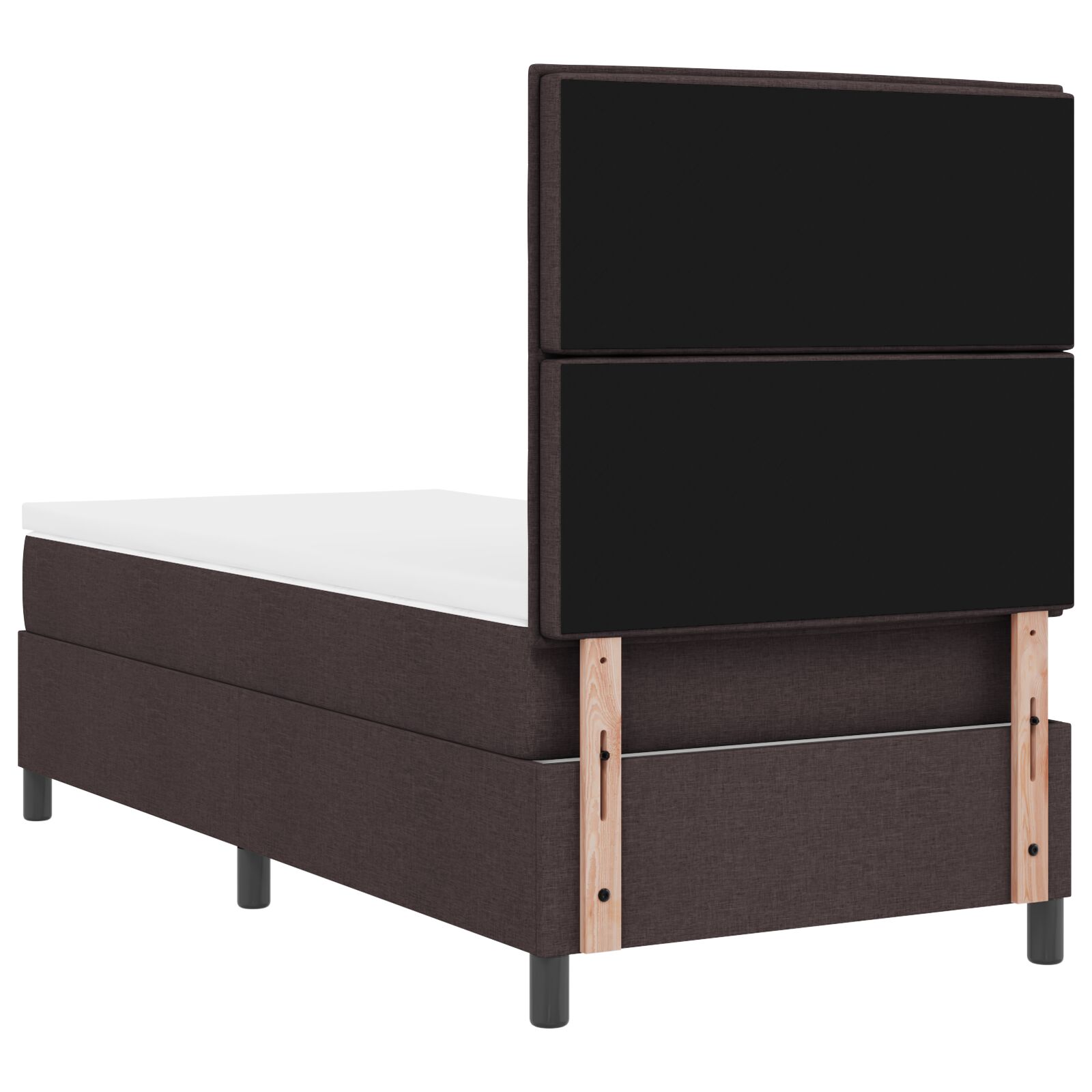 Félágymatrac Matrac Sötétbarna 90x200 cm Szövet 