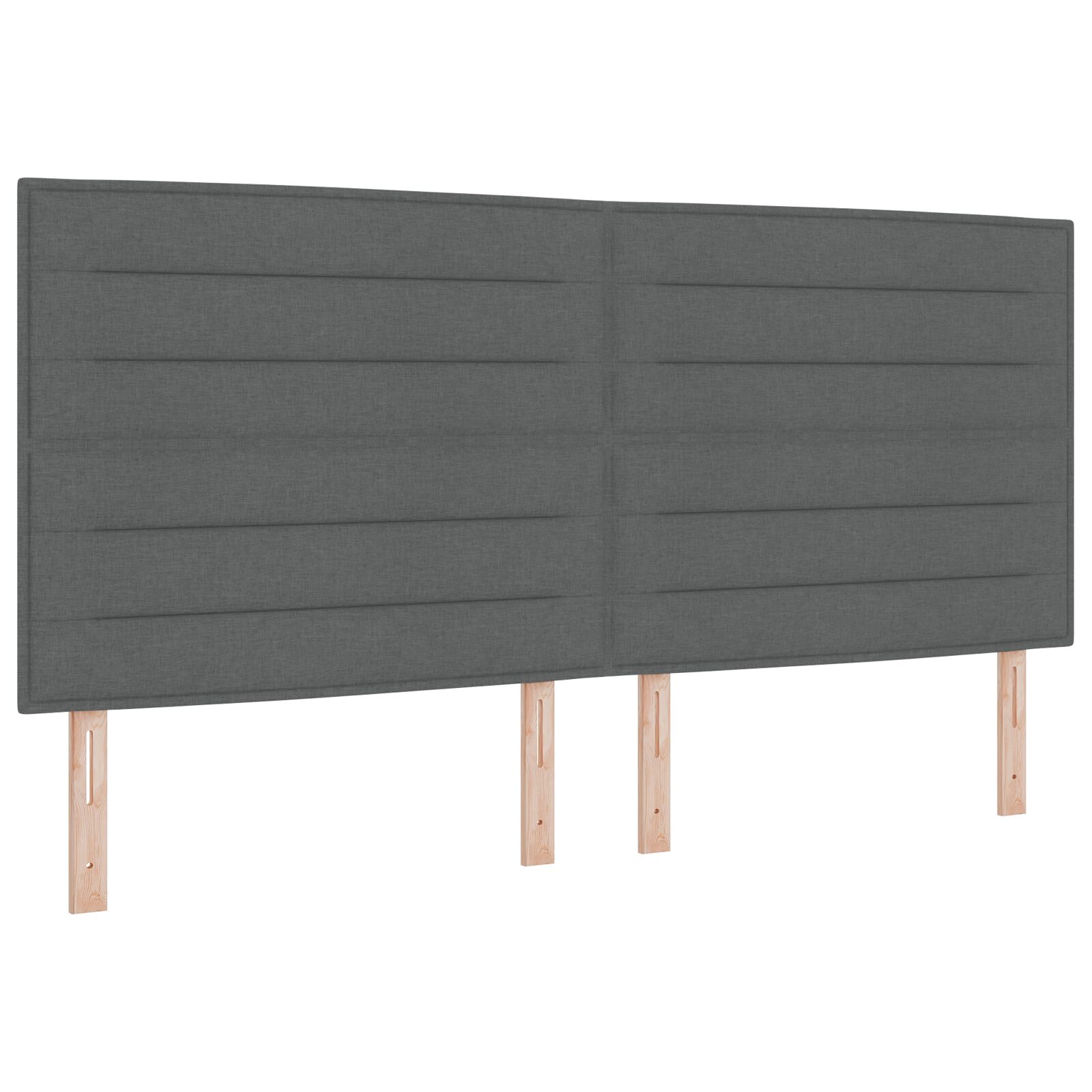 Boxspring Ágy Matrac & Padló Szürke 200x200 cm Szövet 