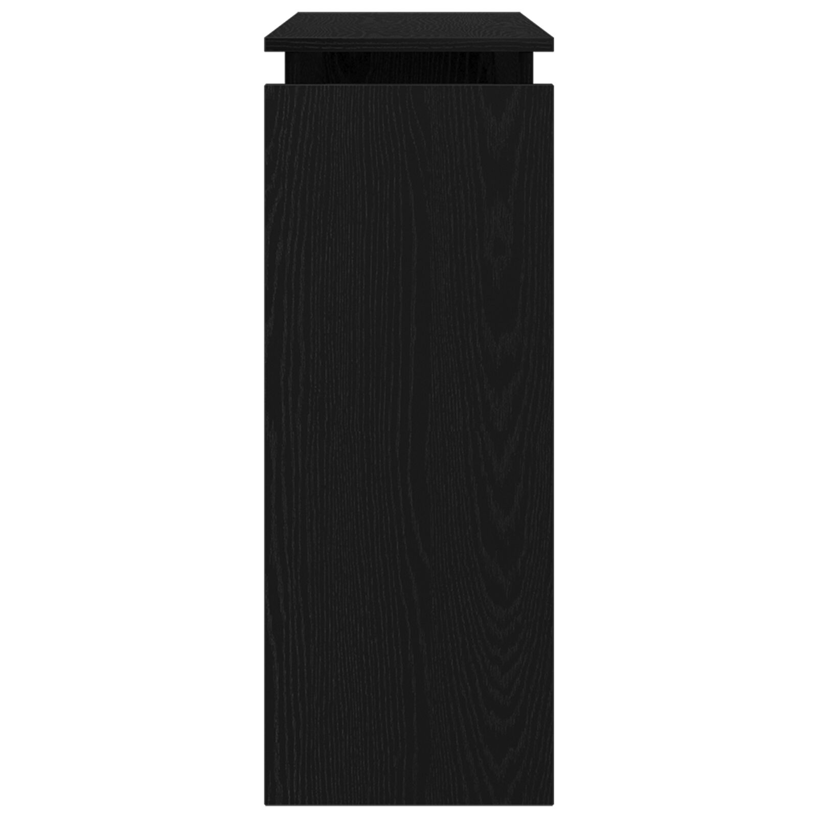 Конзолна маса Черен дъб 80x30x102 см от рециклирано дърво - Image 7
