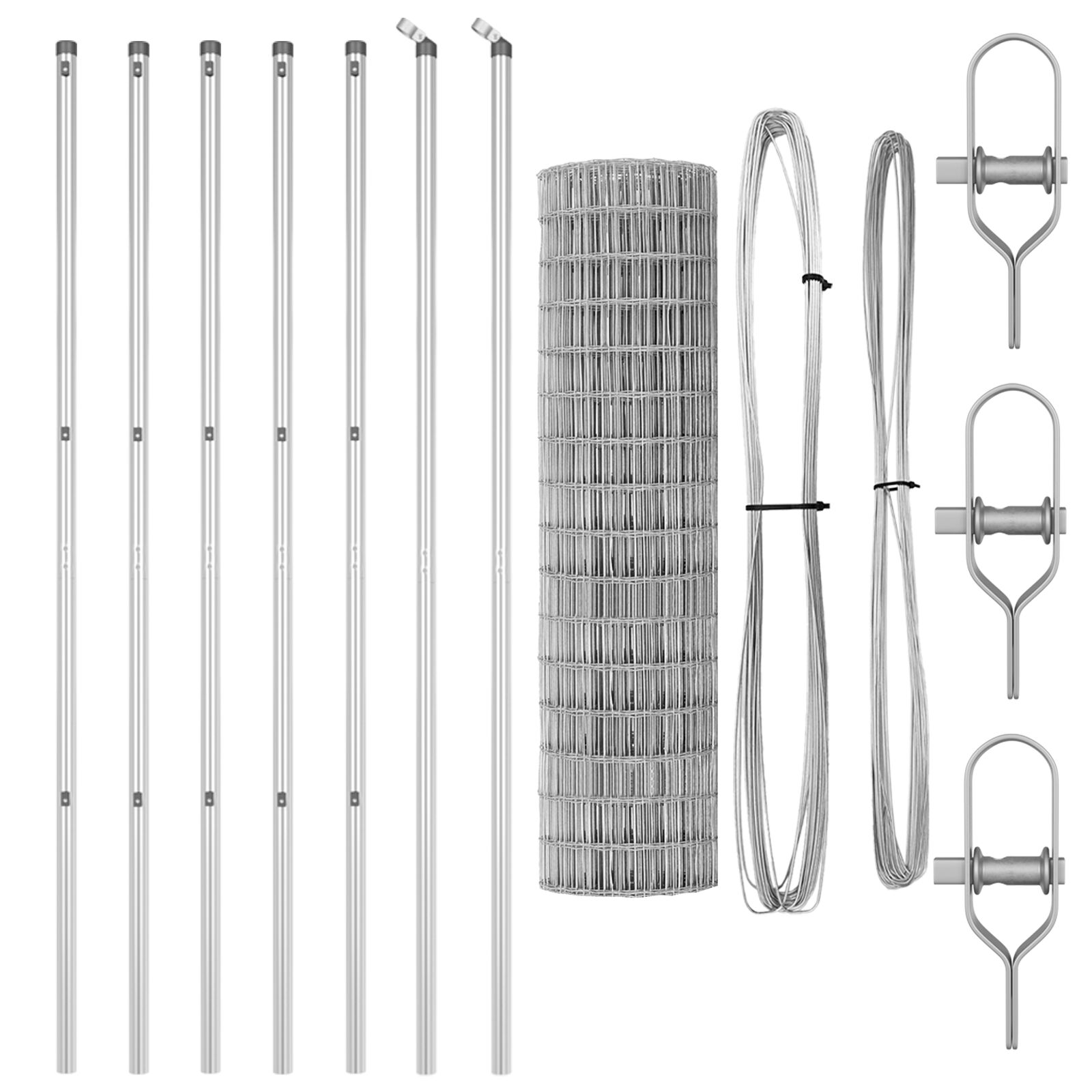 vidaXL Euro ograda s 13 postova 1x25 m Galvanizirani čelik
