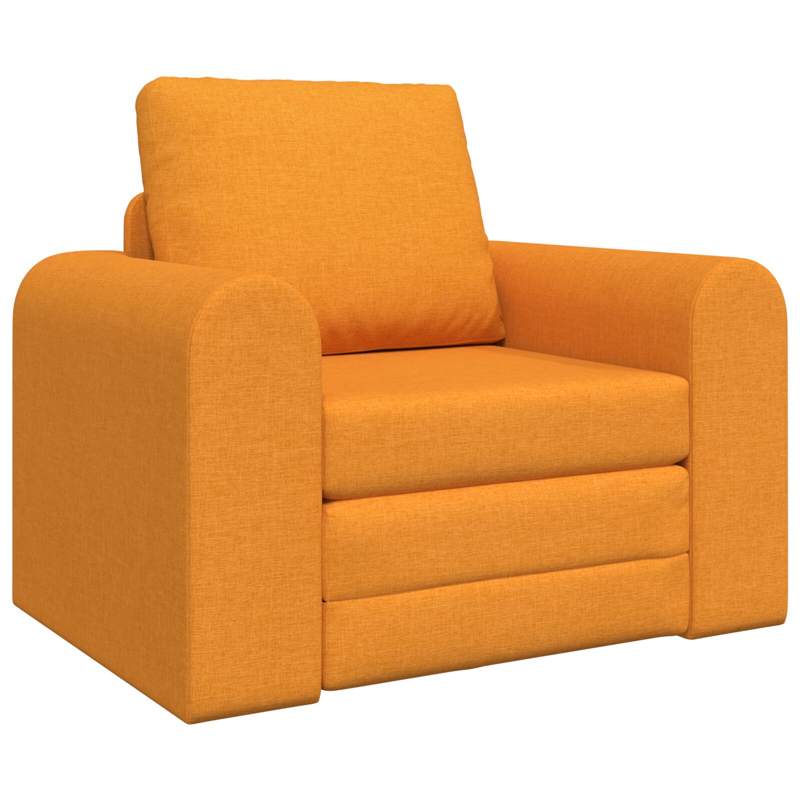 Vloer Sofa Bed 2-in-1 Donker Geel 98x71x83 cm Stof