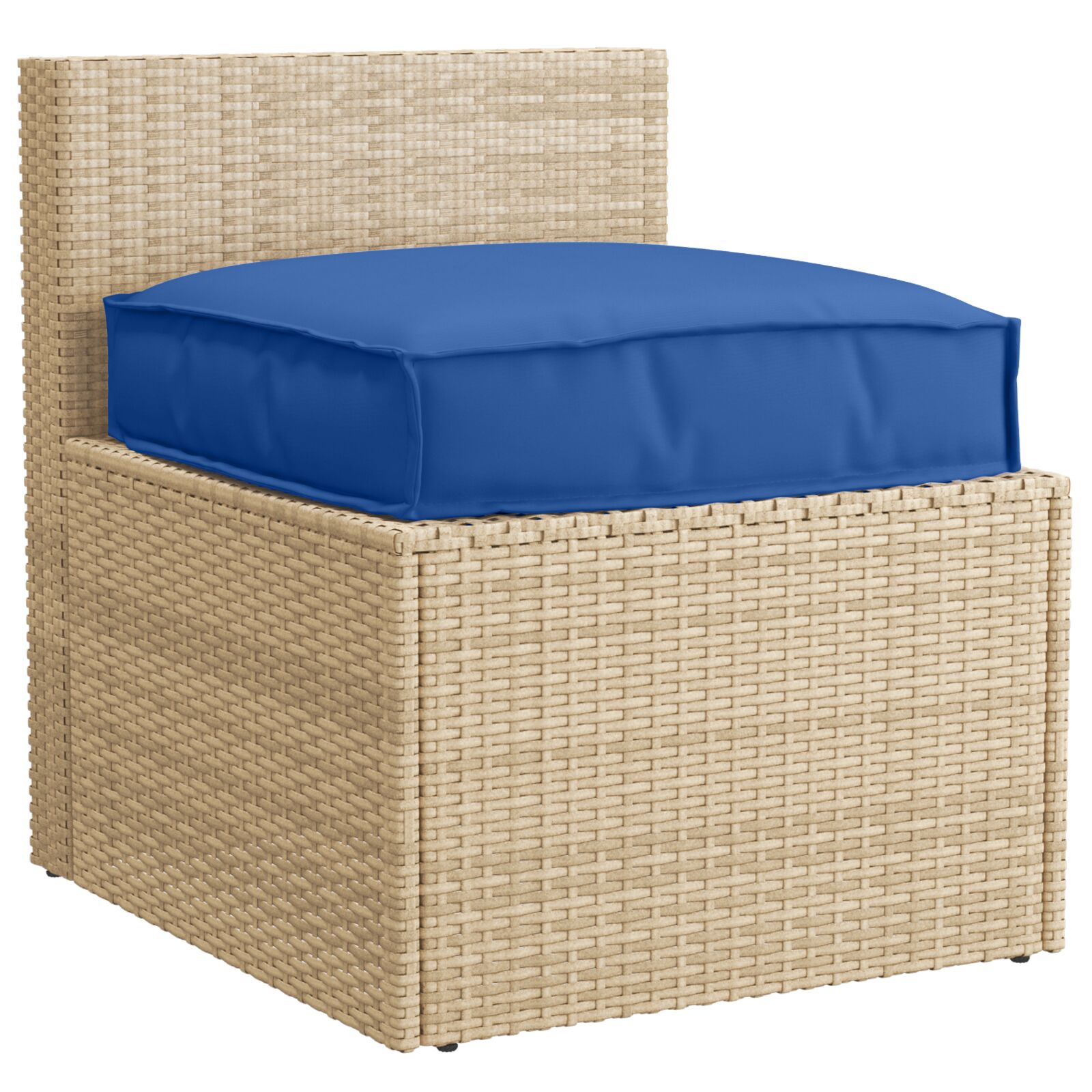 Udendørspude Royal Blue Polyester 60x60 cm Aftagelige Betræk