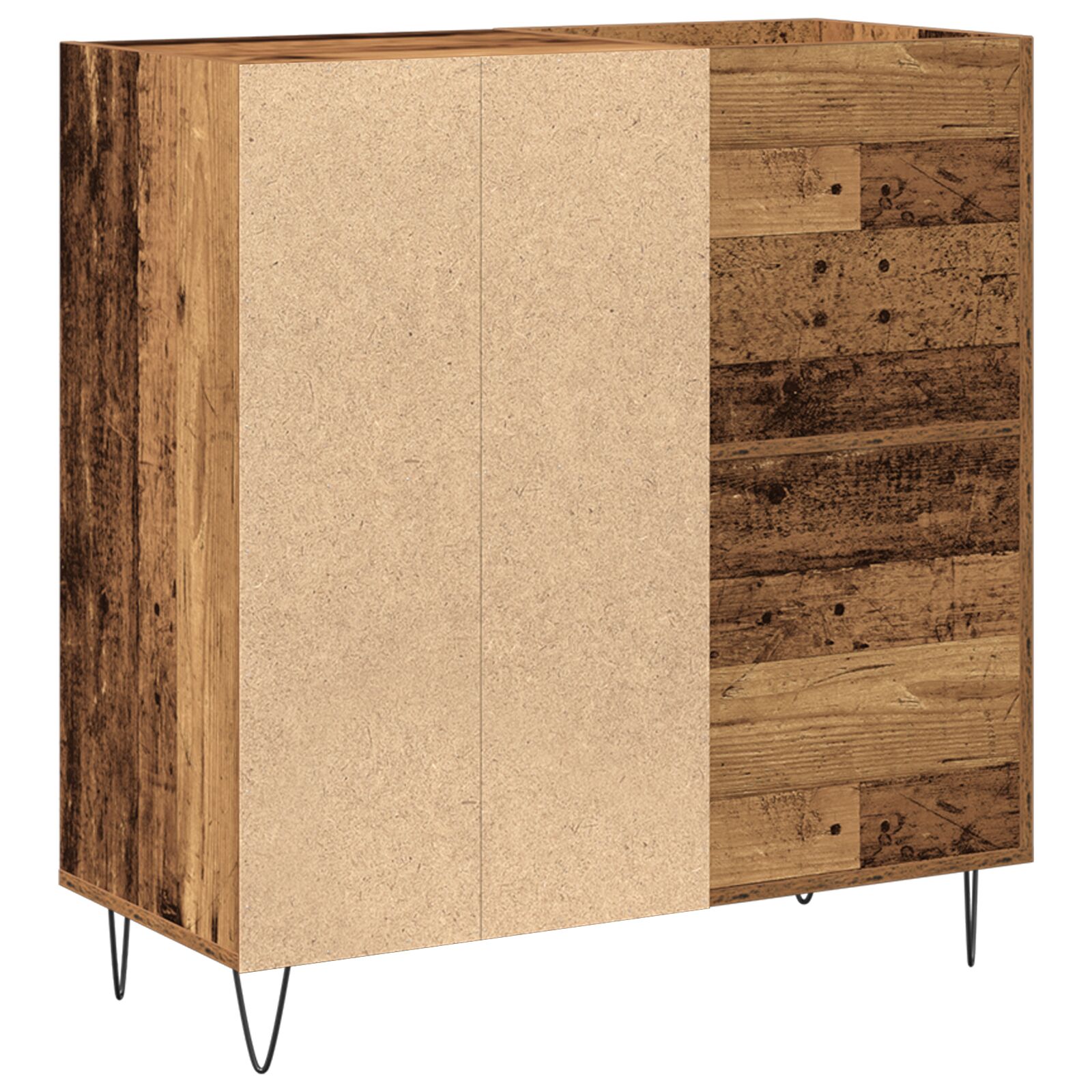 Record Cabinet Black 84.5x38x89 cm Engineered Wood vidaXL - Picture 15 of 117