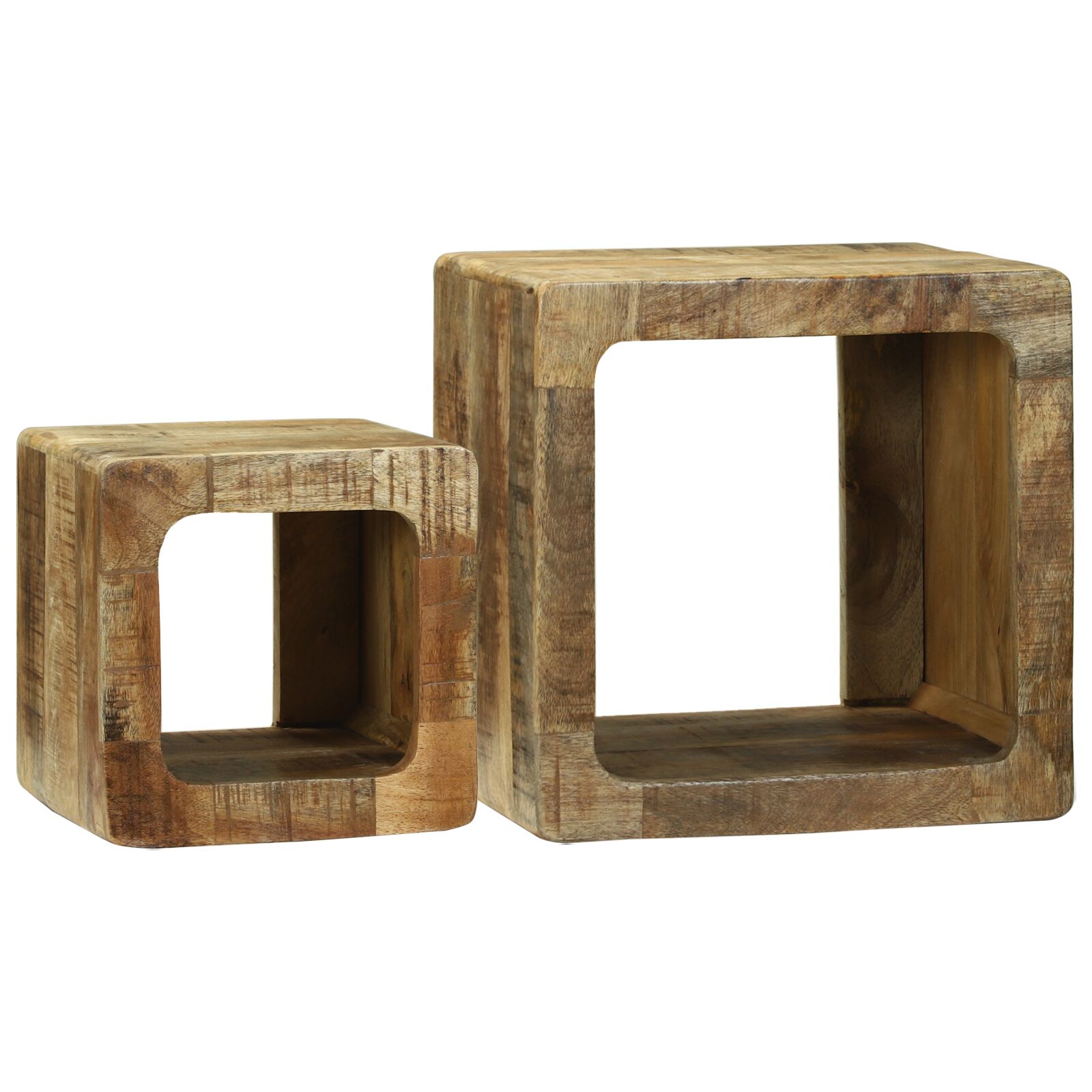 vidaXL TV Kast 36x36x30 cm Massief Houten Mango