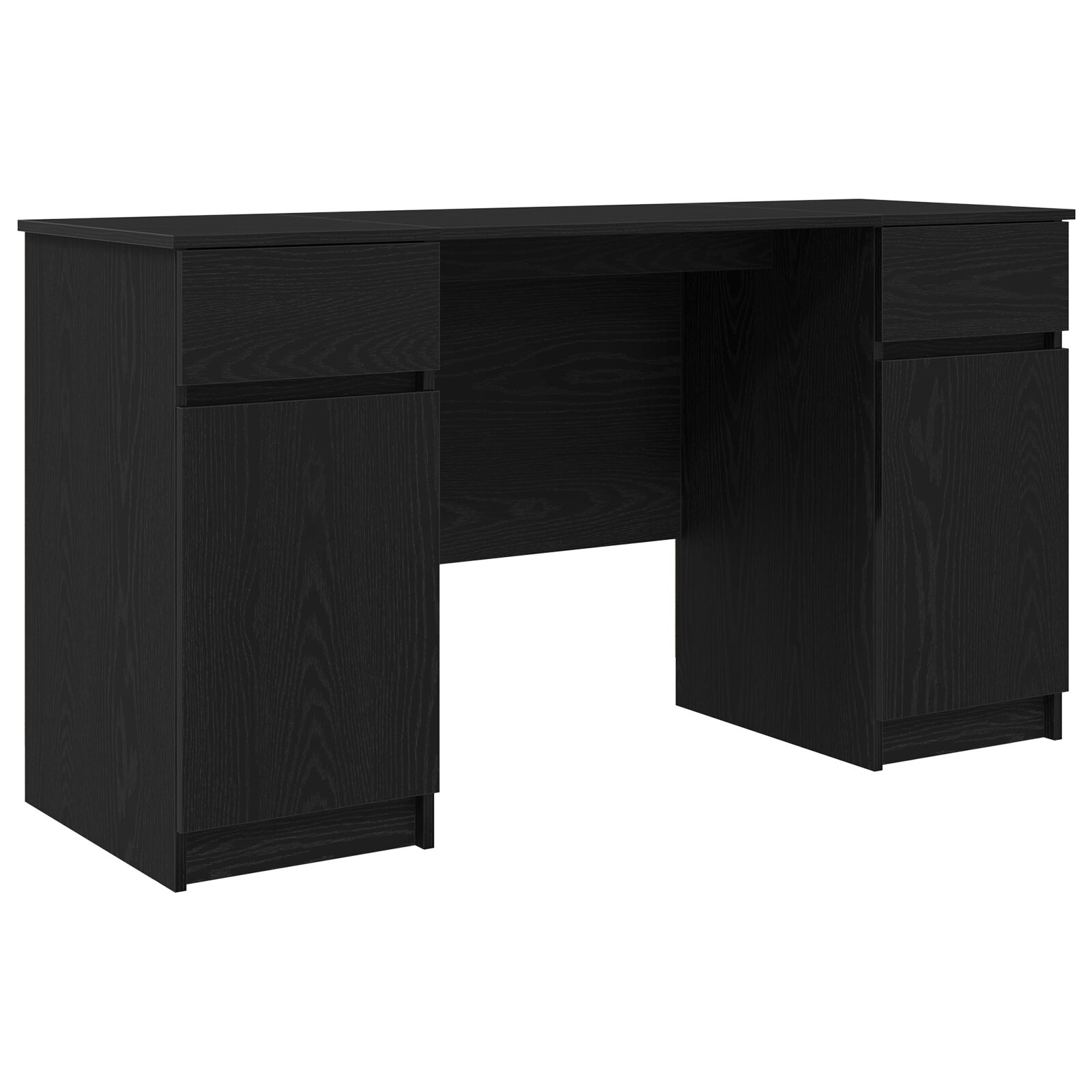 Stol Crna Hrast 140x49x76 cm Konstruirano drvo