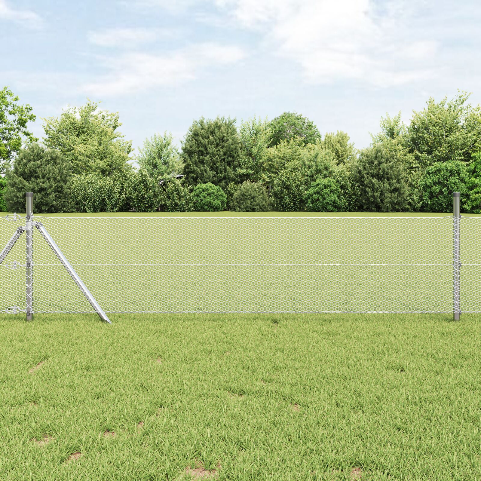 Hexagonalna Ograda 0.5x100 m Pocinčani Čelik