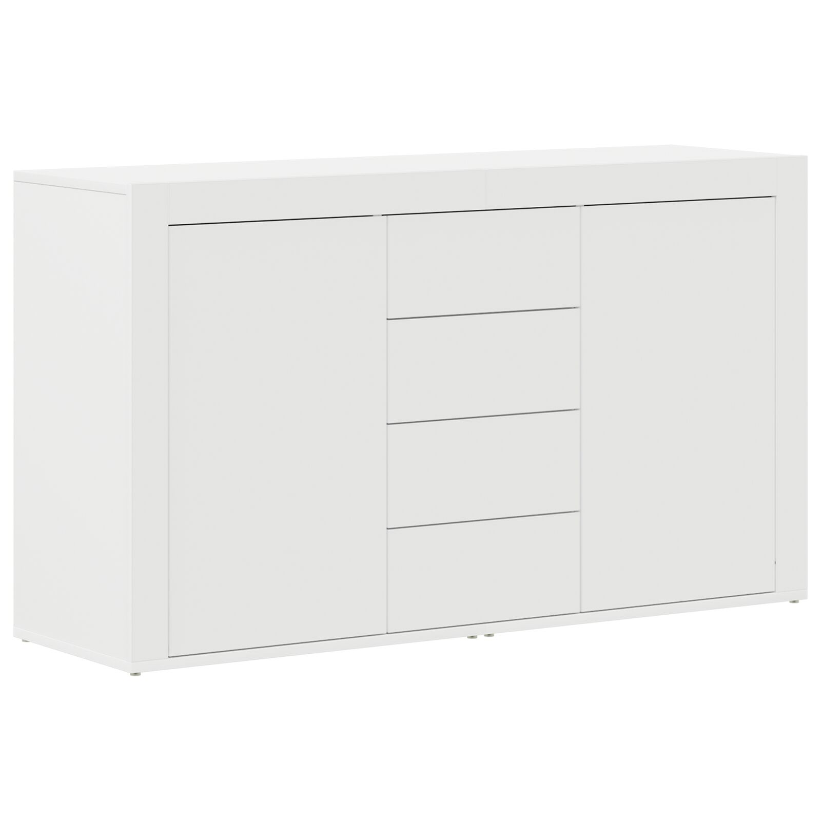 Bijeli Sideboard Bijela Drvo 120 x 36 x 69 cm Pohrana