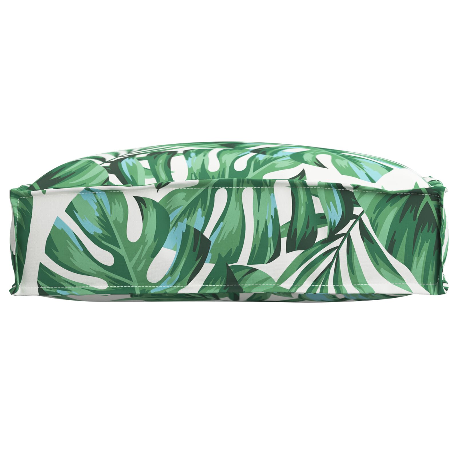 Outdoor Kissen Grün Polyester 50 x 50 x 12 cm Muster Kissen