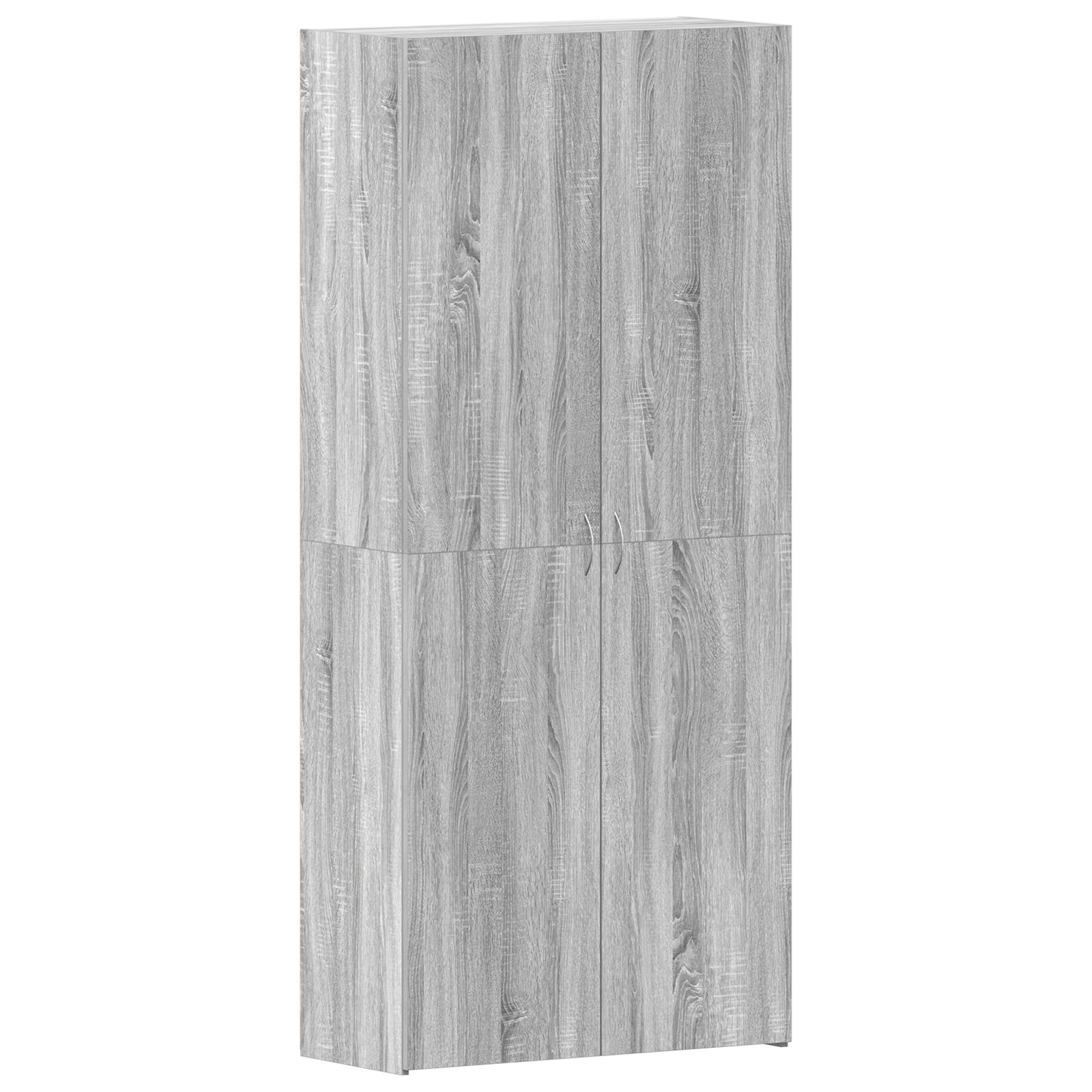 vidaXL Ormar za cipele Sivi Sonoma 80x35,5x180 cm Konstruirano drvo