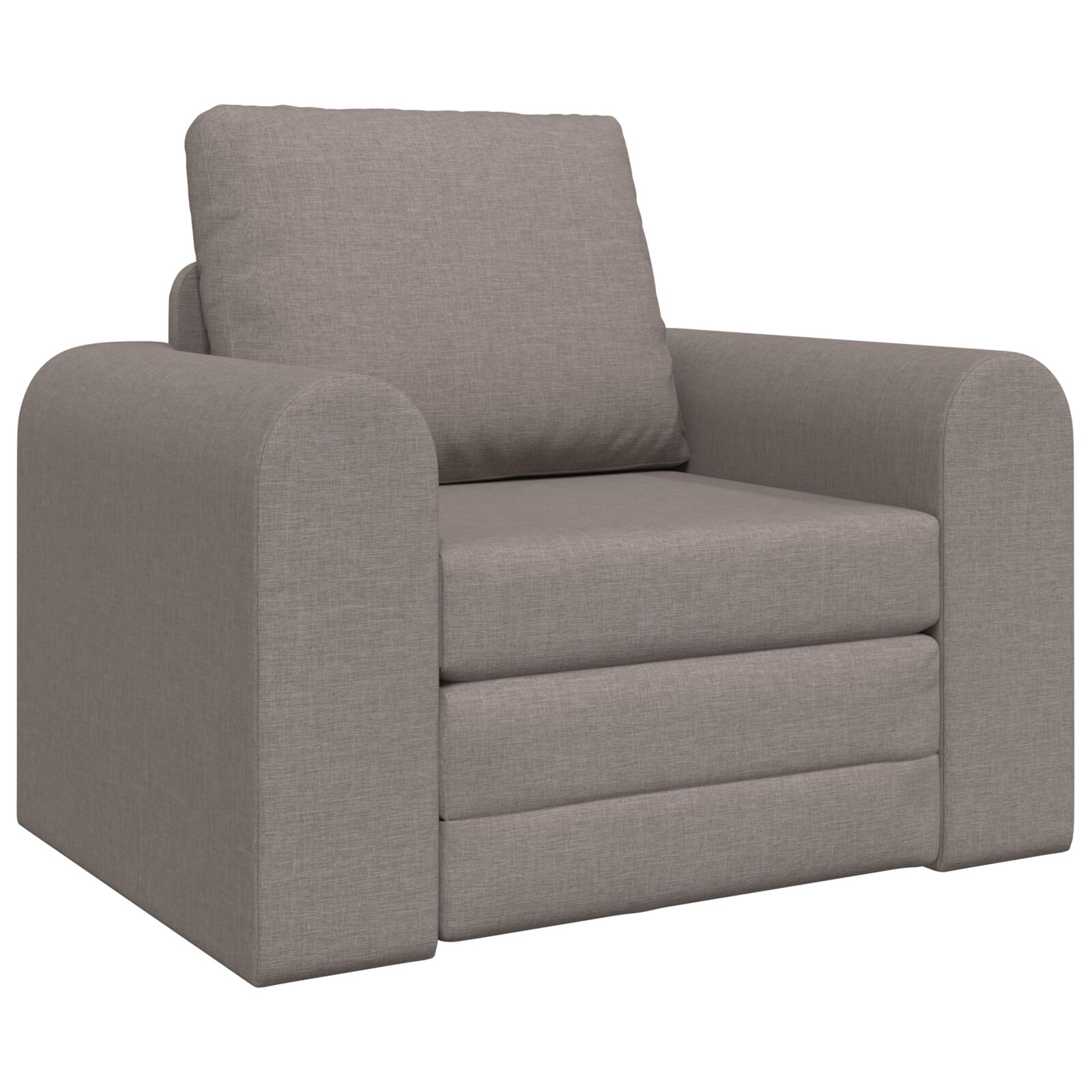 vidaXL sofa krevet 2 u 1 taupe 98x71x83 cm tkanina