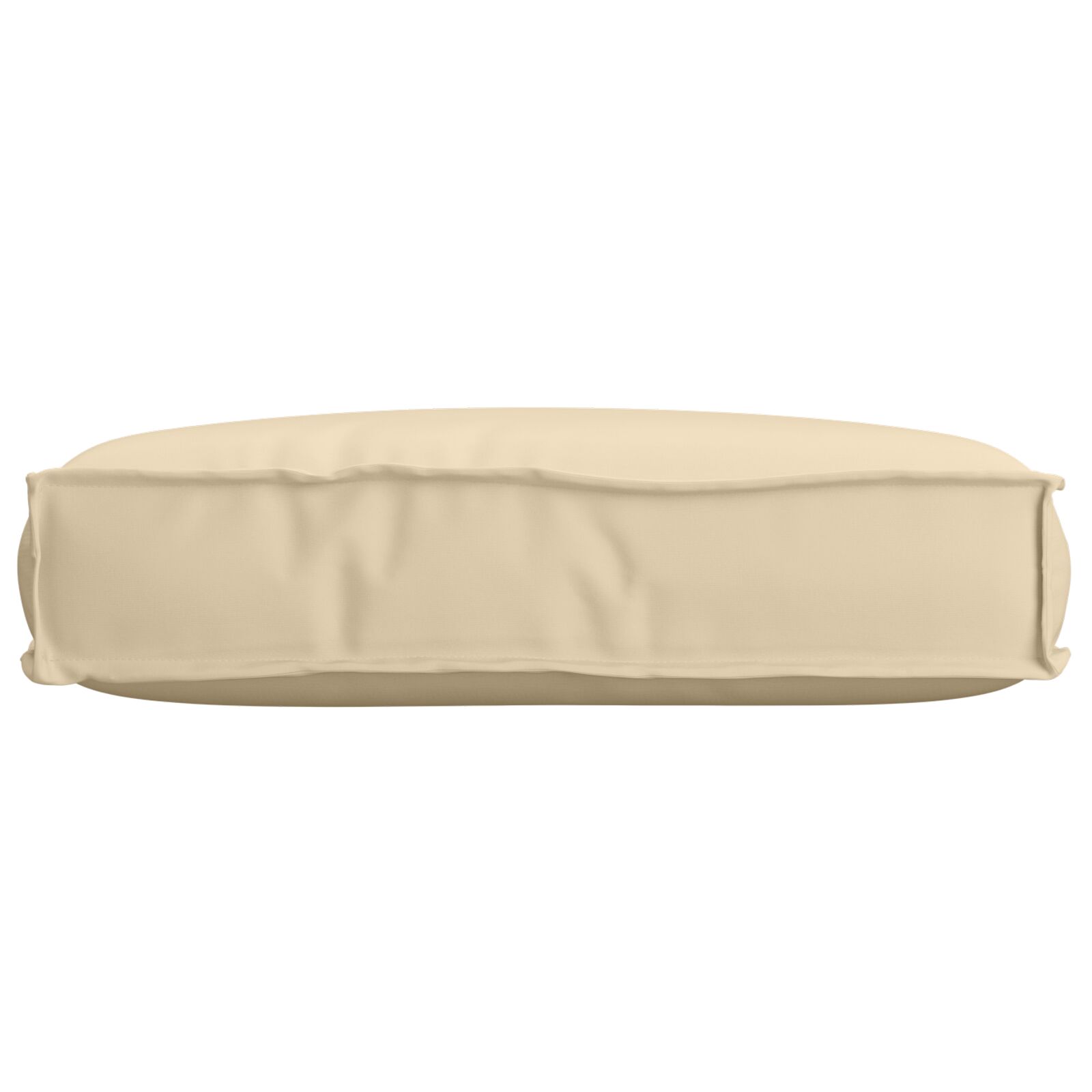 Pallepude til Sæde Beige 60x40x8 cm Oxford Stof