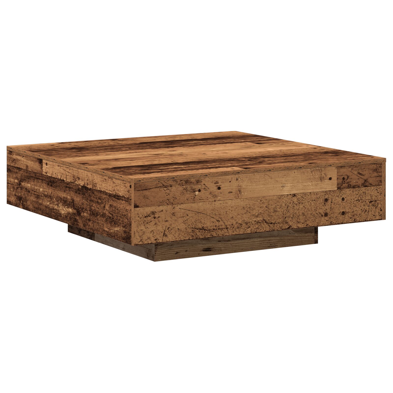 vidaXL Couchtisch Altholz Holz 100 x 100 x 31 cm Haltbar Couchtisch