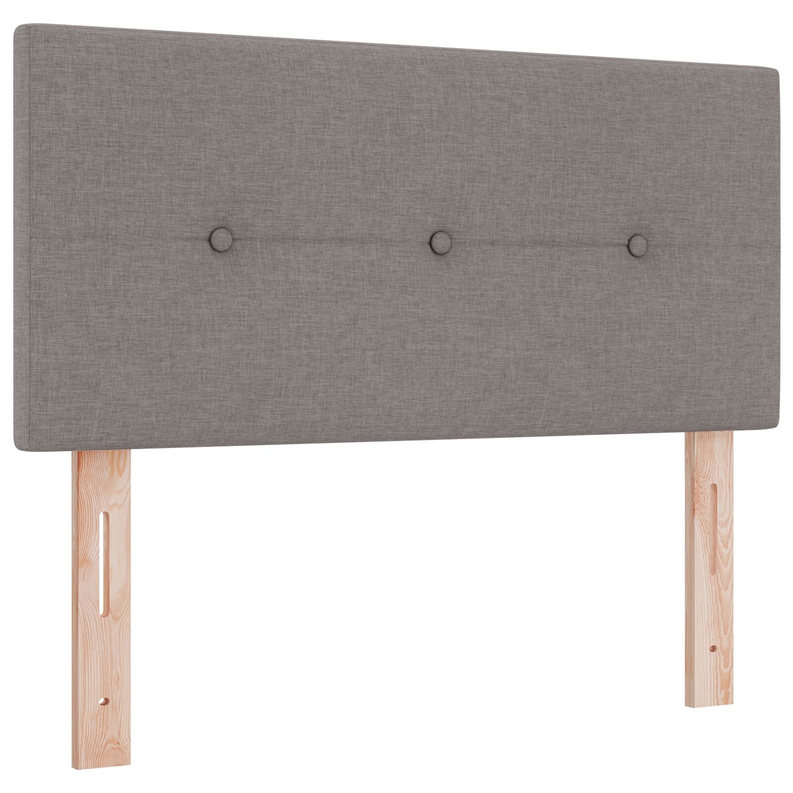 Headboard Button Tufted Taupe 90 cm Fabric vidaXL - Picture 46 of 93