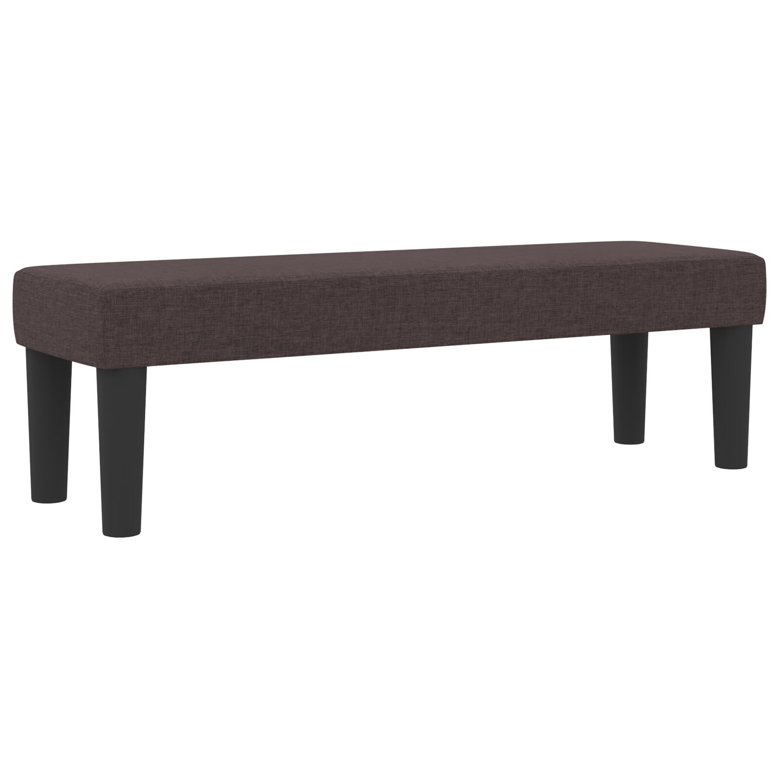 Box Spring ágy matraccal és paddal sötétbarna 140x200 cm szövet 