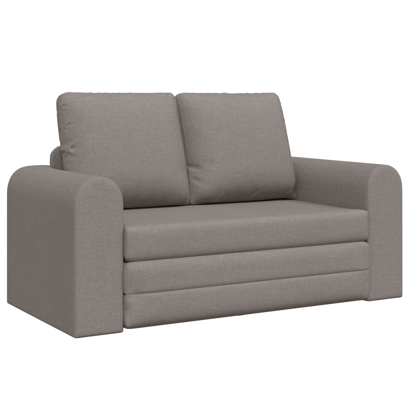 vidaXL podna sofa krevet 2-u-1 taupe 148x71x83 cm tkanina