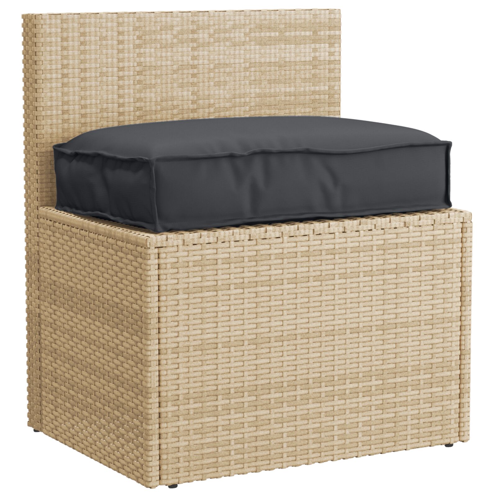 Pallet Padja istumiseks Must 60x40x8 cm Oxfordi kangast