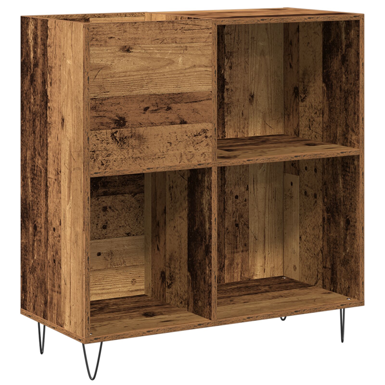 Record Cabinet Black 84.5x38x89 cm Engineered Wood vidaXL - Picture 12 of 117