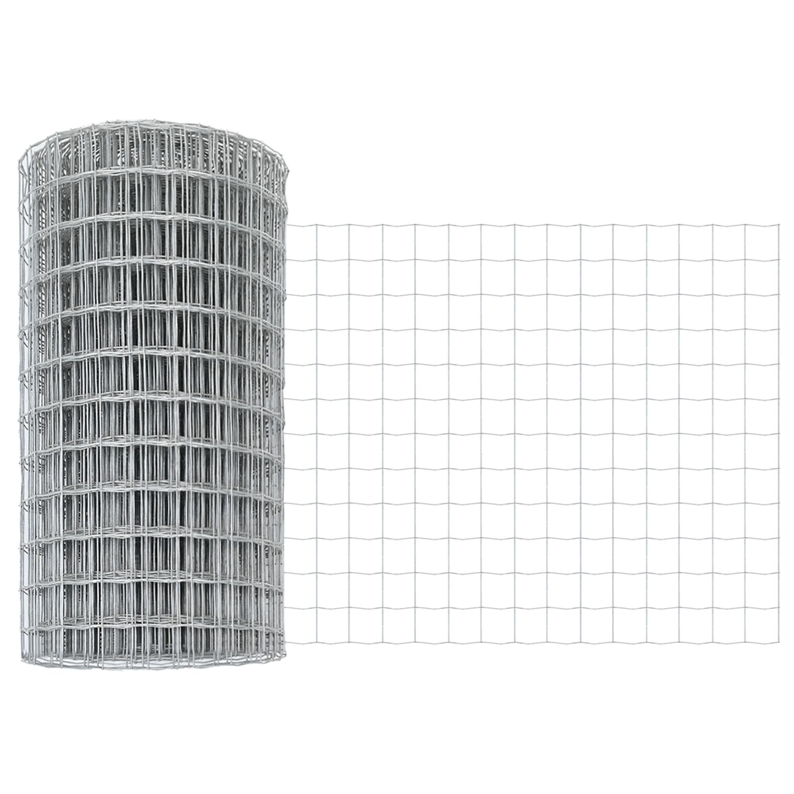 Euro Fence with 11 U Posts Silver 0.4 x 50 m Steel