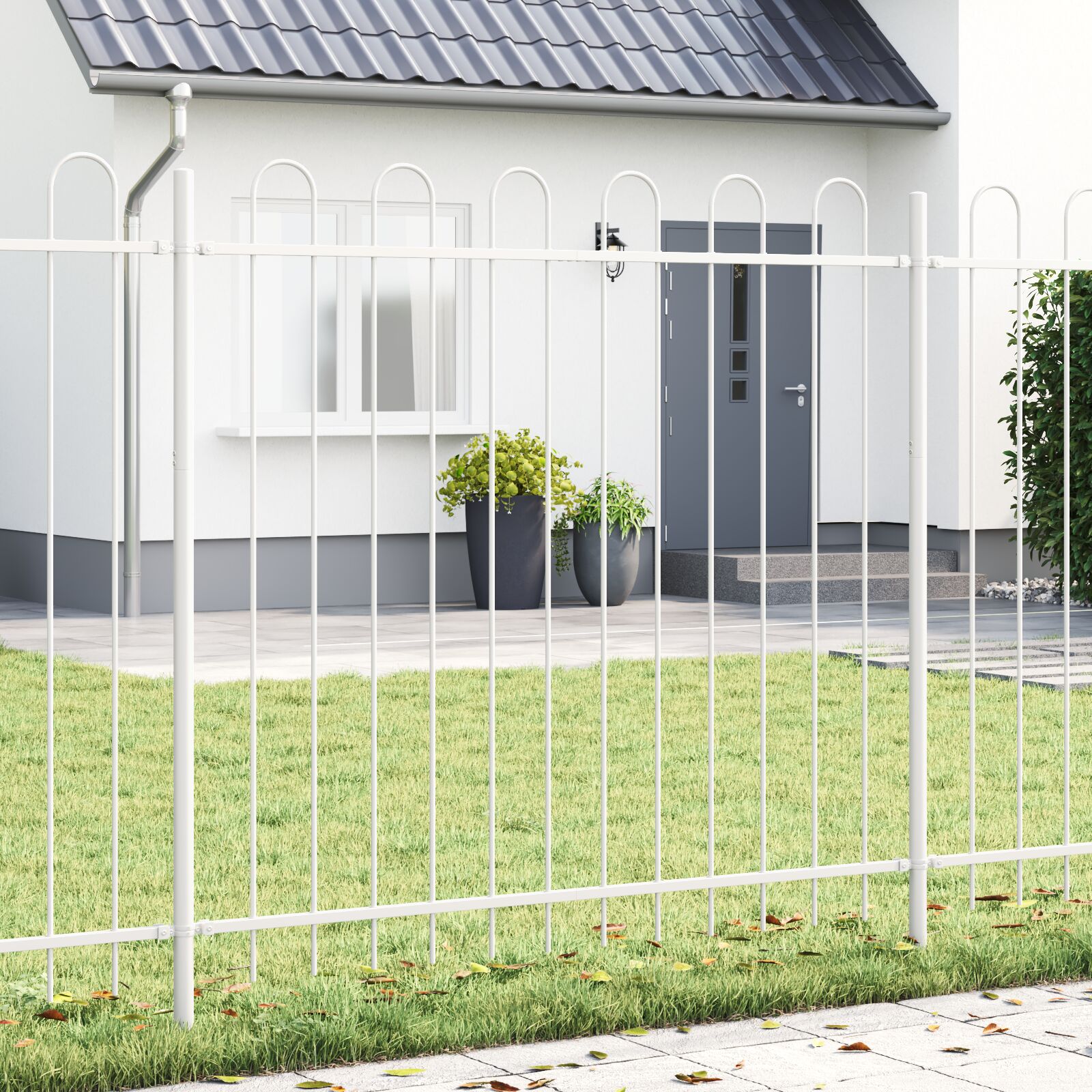 Aedapaneel Hoop Tipuga Valge 6,8x1,5 m Teras