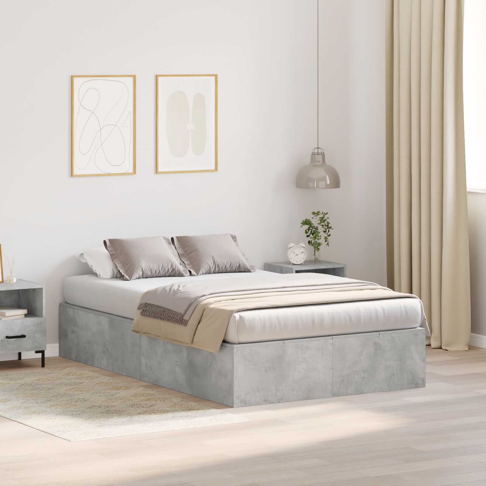 Hoiustamisvoodi Raam Betoonhall 120x190 cm