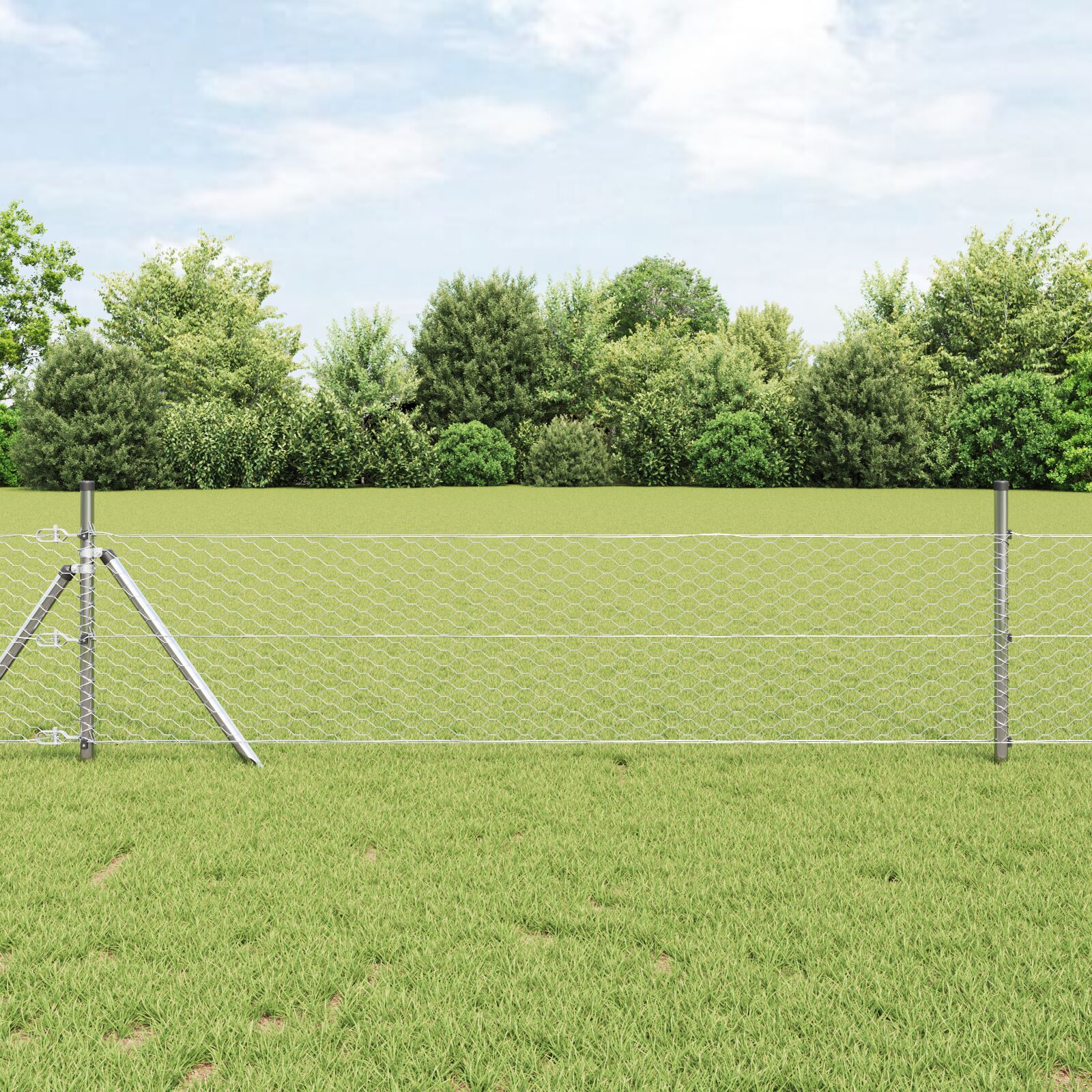 Hexagonalna Ograda 0.5x100 m Pocinčani Čelik