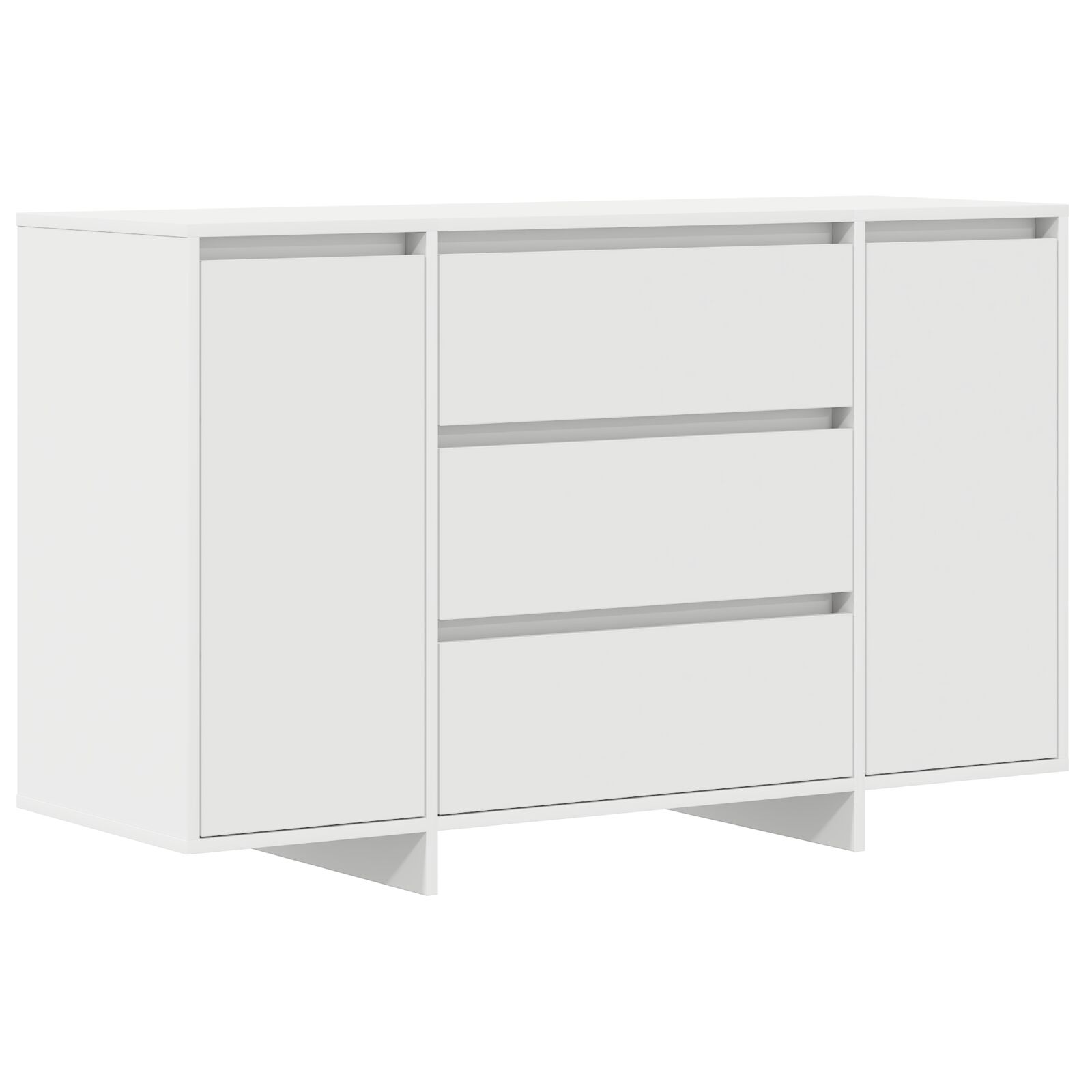 vidaXL Komoda Bijela 120x41x75 cm Igrački drvo