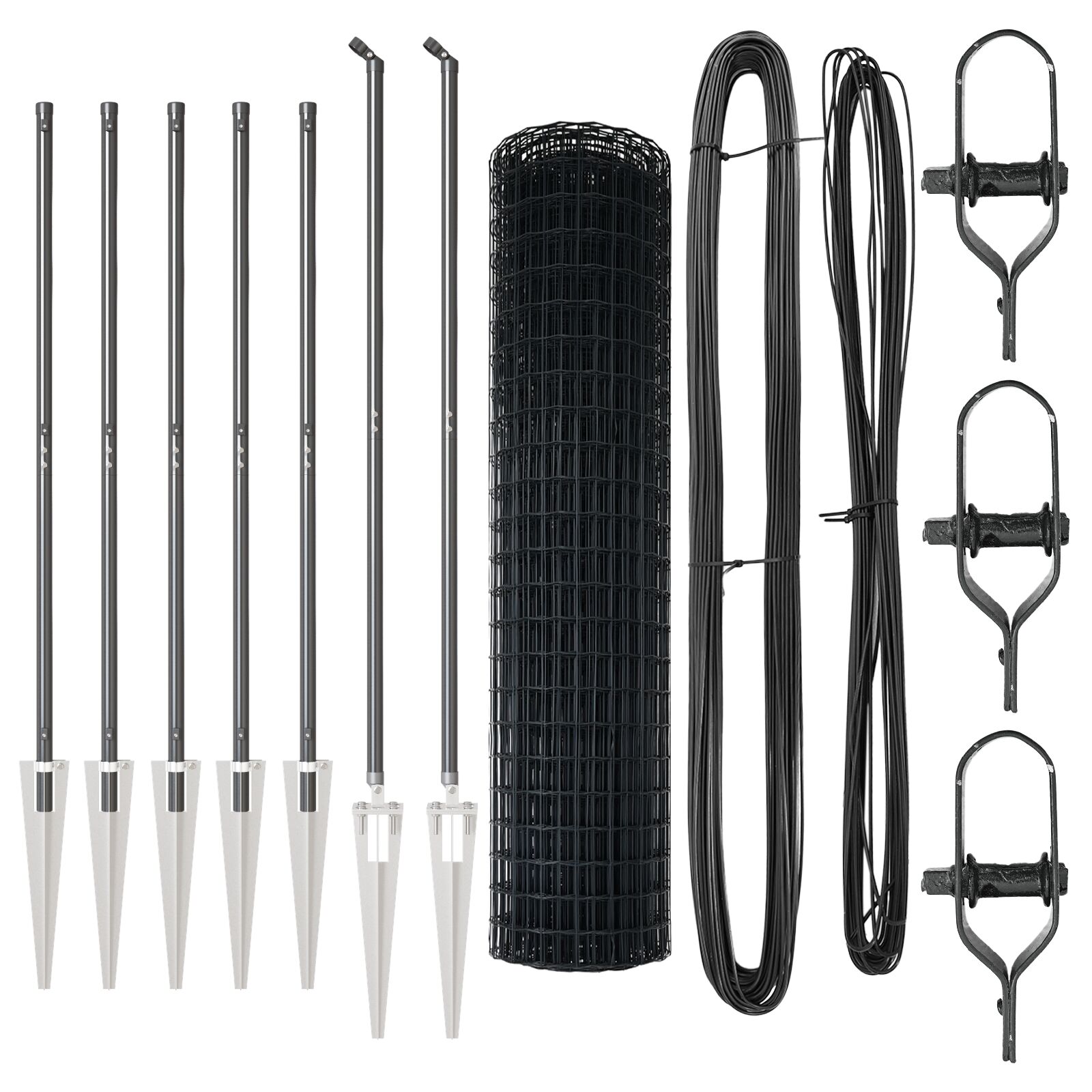 vidaXL Euro Ograda s 7 Stabljikama 1.2x10 m Galvanizirani Čelik Siva