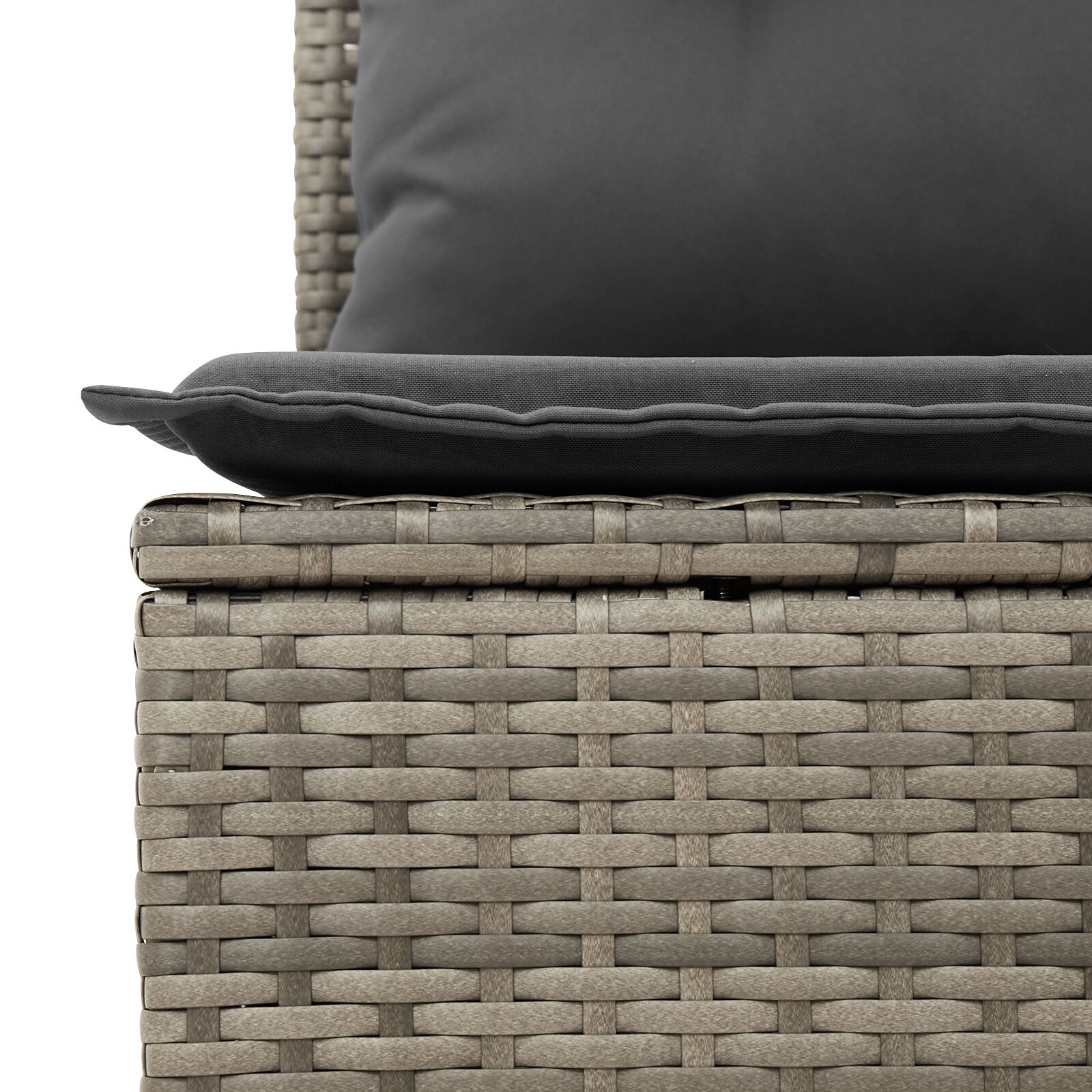 vidaXL Vrtna Sofa Komplet Komplet 9 Siva Ratan Vrtna Sofa Komplet - Image 9