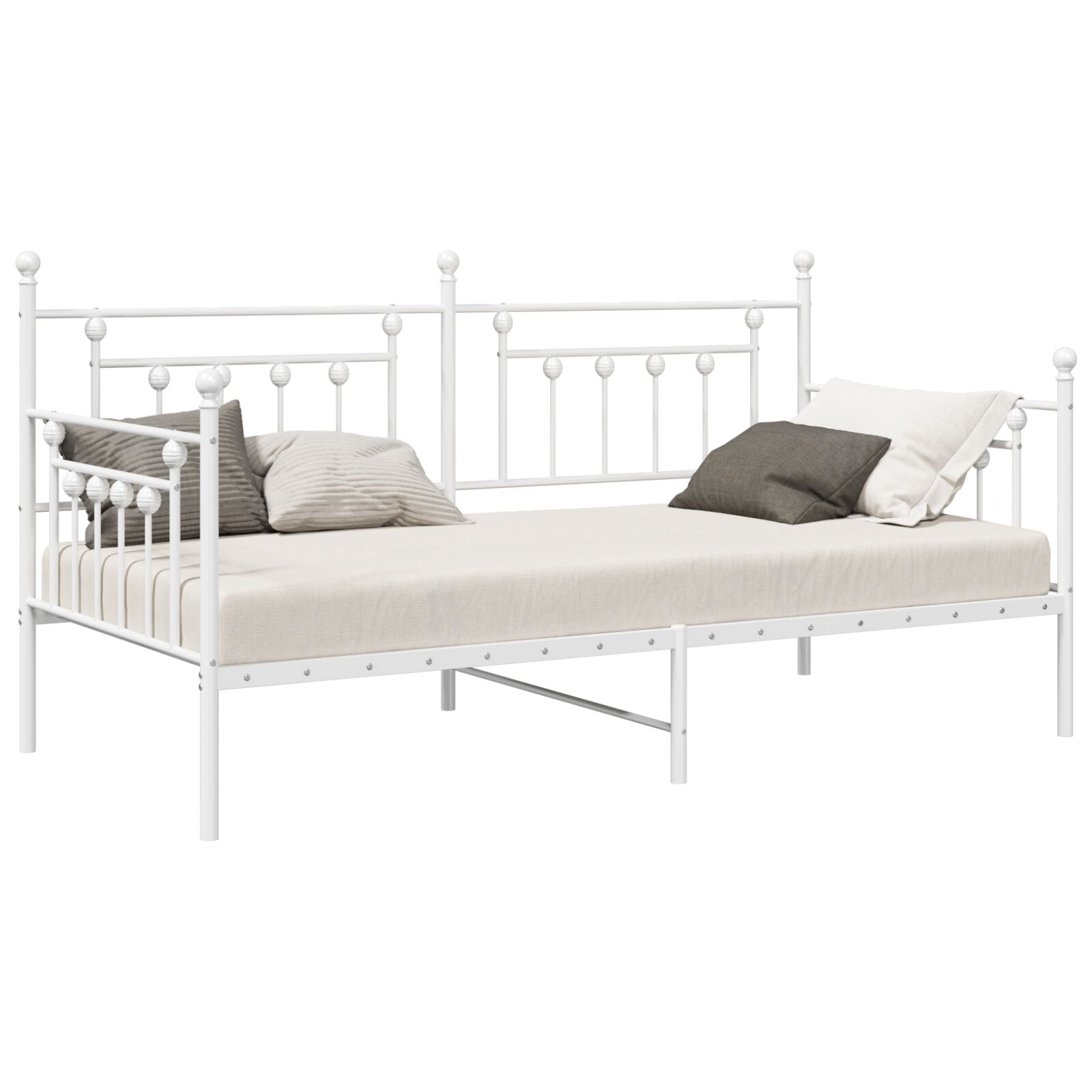 krevet Daybed bijeli 90x200 cm čelik