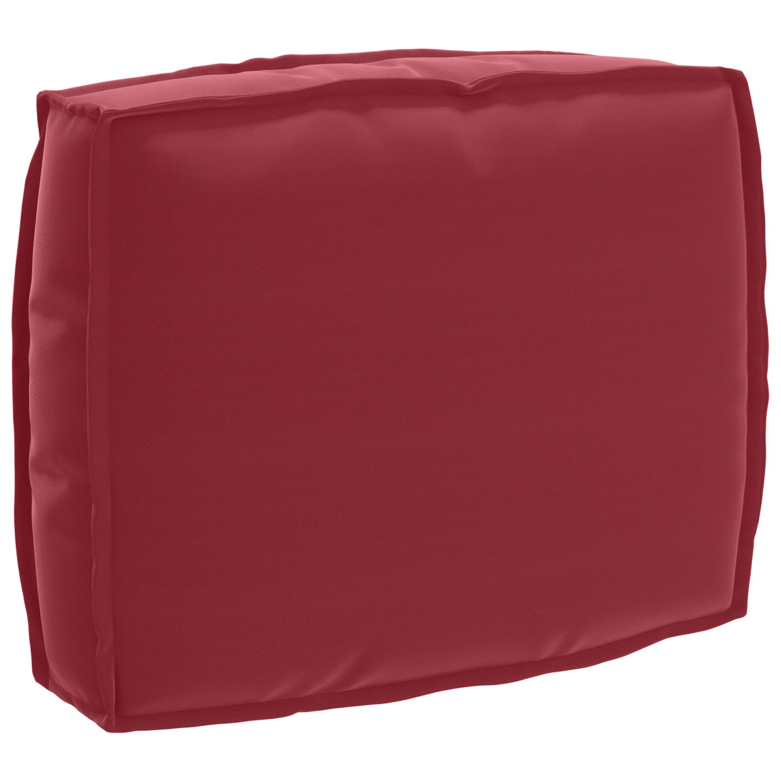 vidaXL Palletkissen-Set 2 Stück Weinrot Polyester Standard