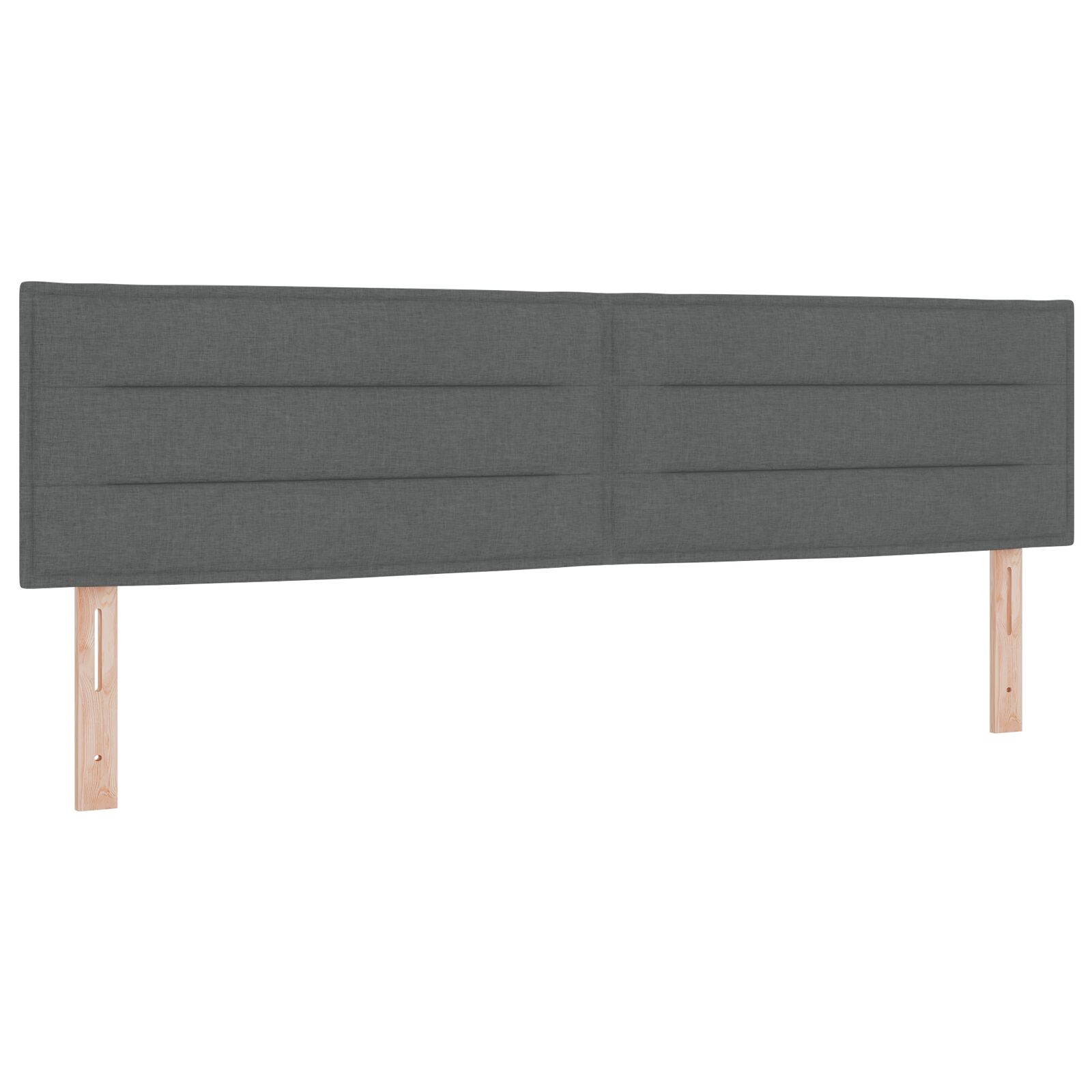 LED-päätylevy Linjat Design Tumma harmaa 90 cm Kangas