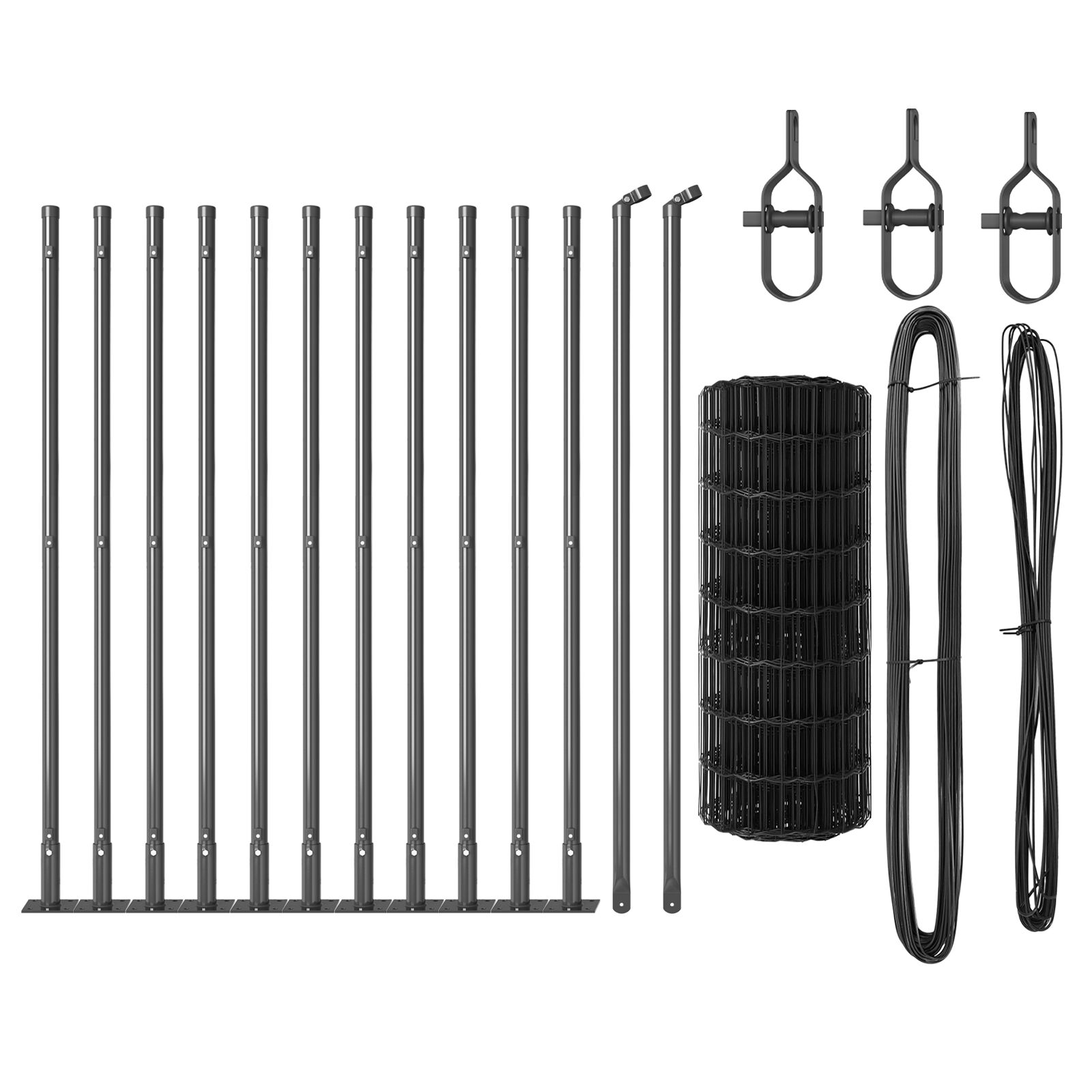 vidaXL Euro Ograda s 13 Stativima 0.6x25 m Galvanizirana Čelika