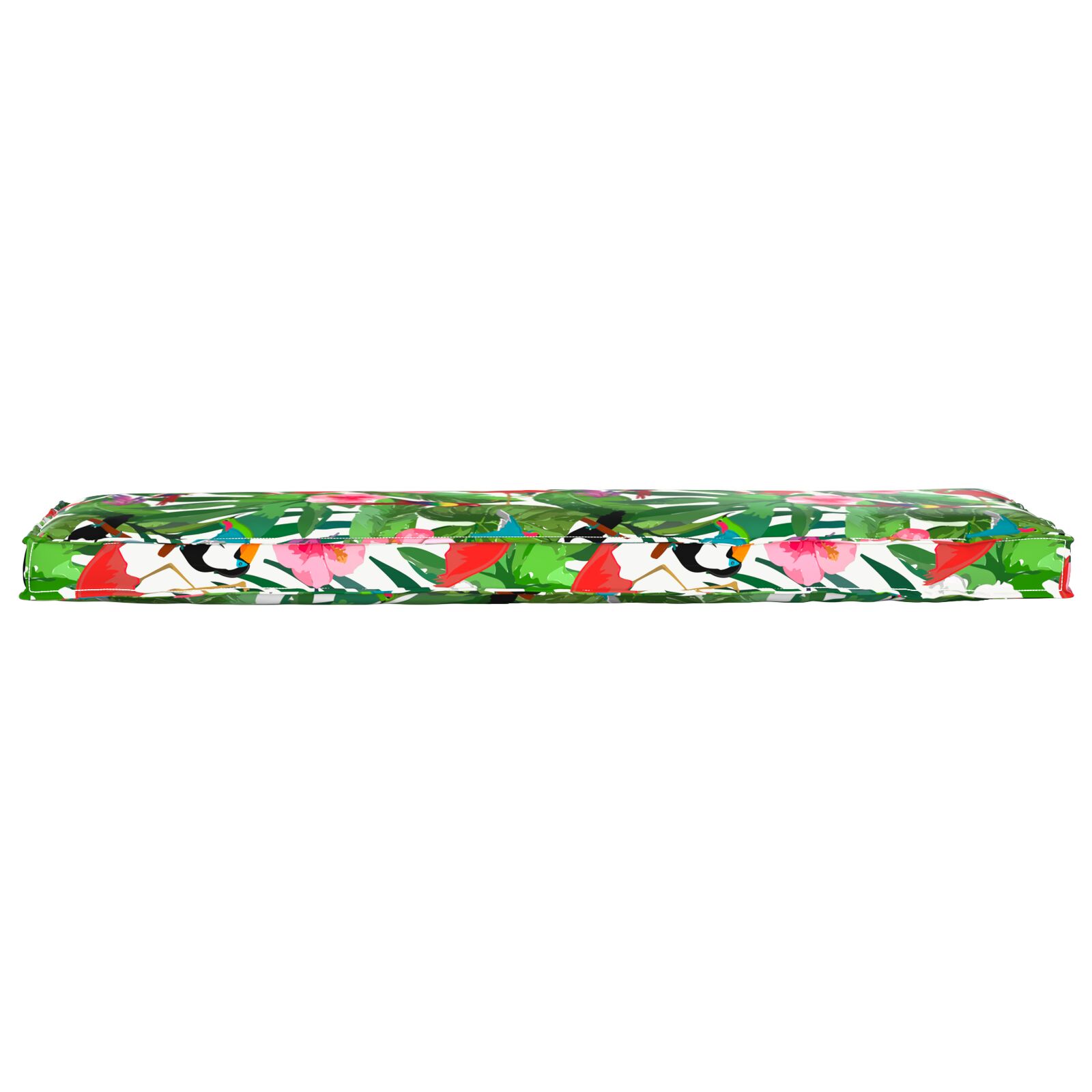 Pude Tropisk Jungle Polyester 140 x 40 x 8 cm Aftagelige Betræk