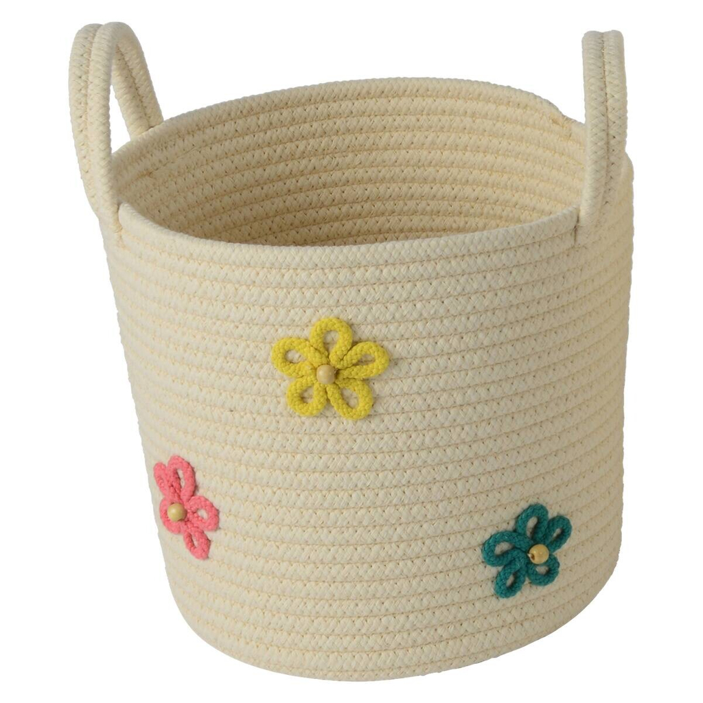 POCOline Korb creme Baumwolle H/D: ca. 24x26 cm