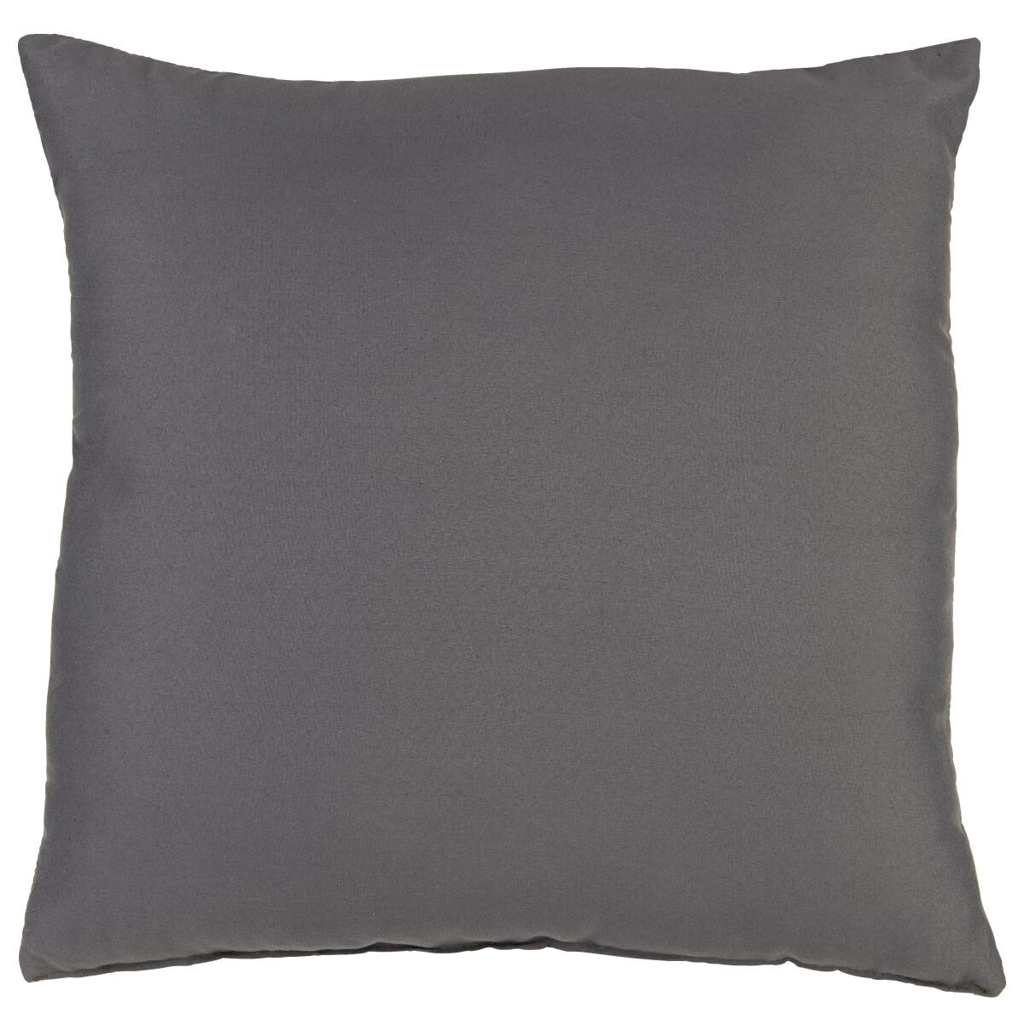 Dekokissen dunkelgrau Polyester
