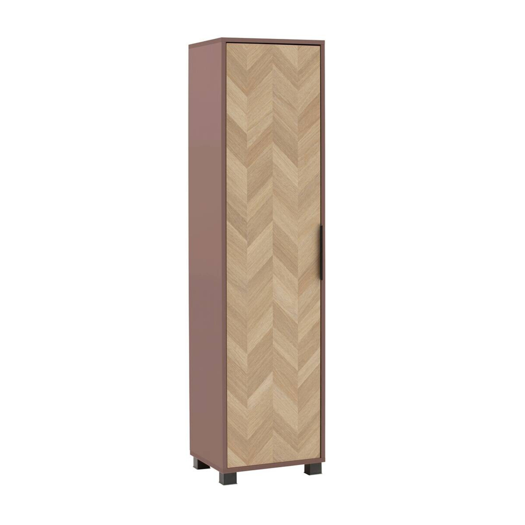 Hochschrank Piazza mauve B/H/T: ca. 40,3x157,8x33,05 cm