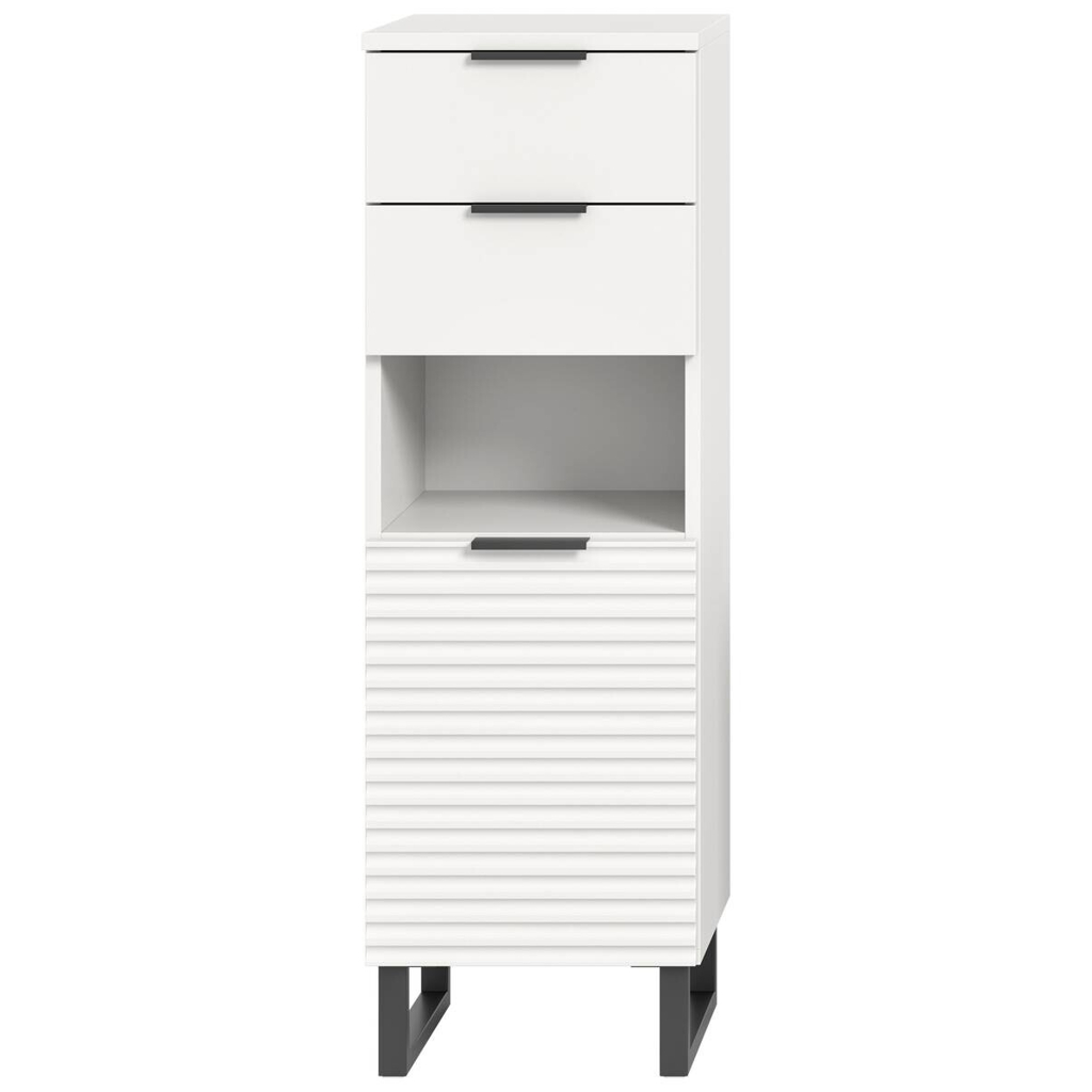 Schrank Riff weiß B/H/T: ca. 35x110x34 cm