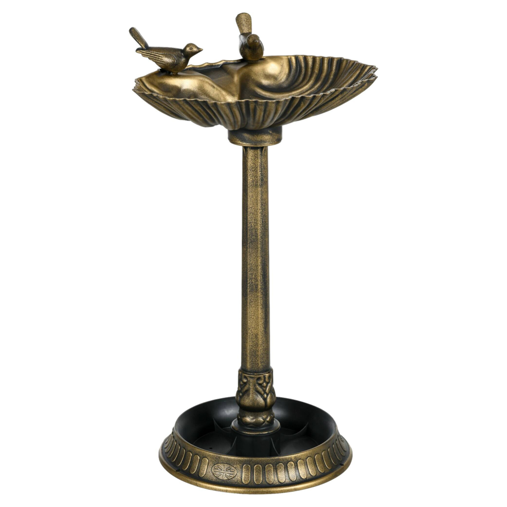 Outsunny Vogeltränke bronze Kunststoff B/H/L: ca. 38x81x49,5 cm