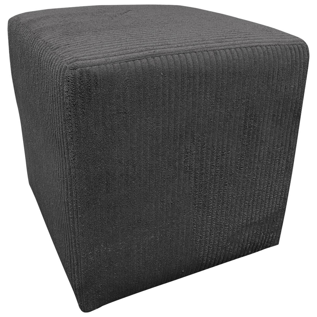 Hocker Tok Lagos schwarz schwarz Kunststoff Styropor Schaumstoff Kord B/H/T: ca. 45x42x45 cm
