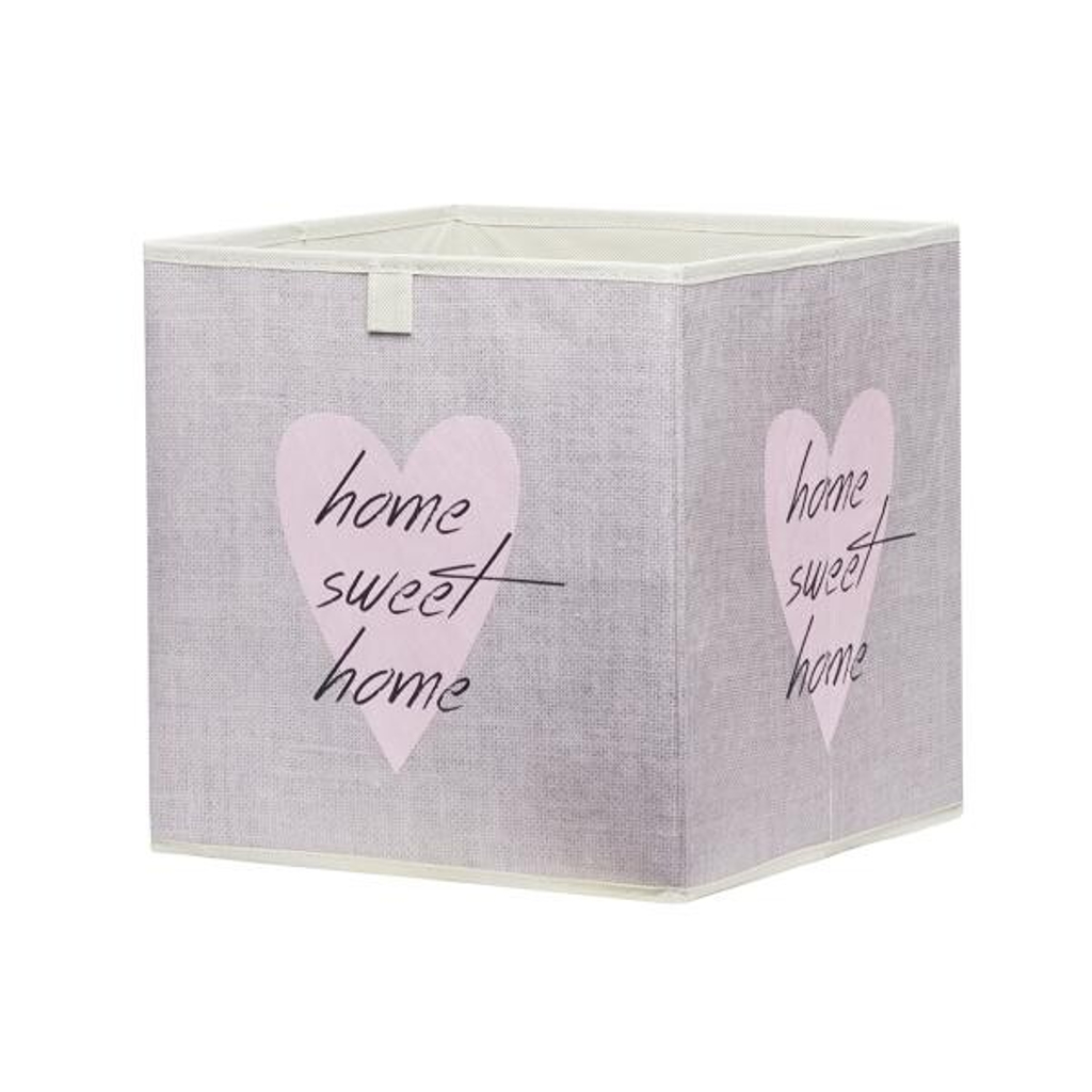 Motivbox Heart rosa hellbeige B/H/T: ca. 32x32x32 cm