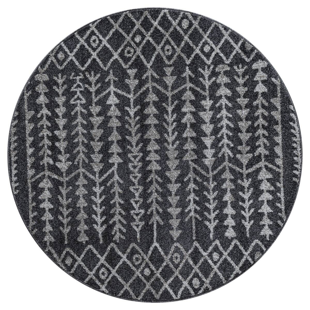 Sanat Teppich schwarz D: ca. 120 cm