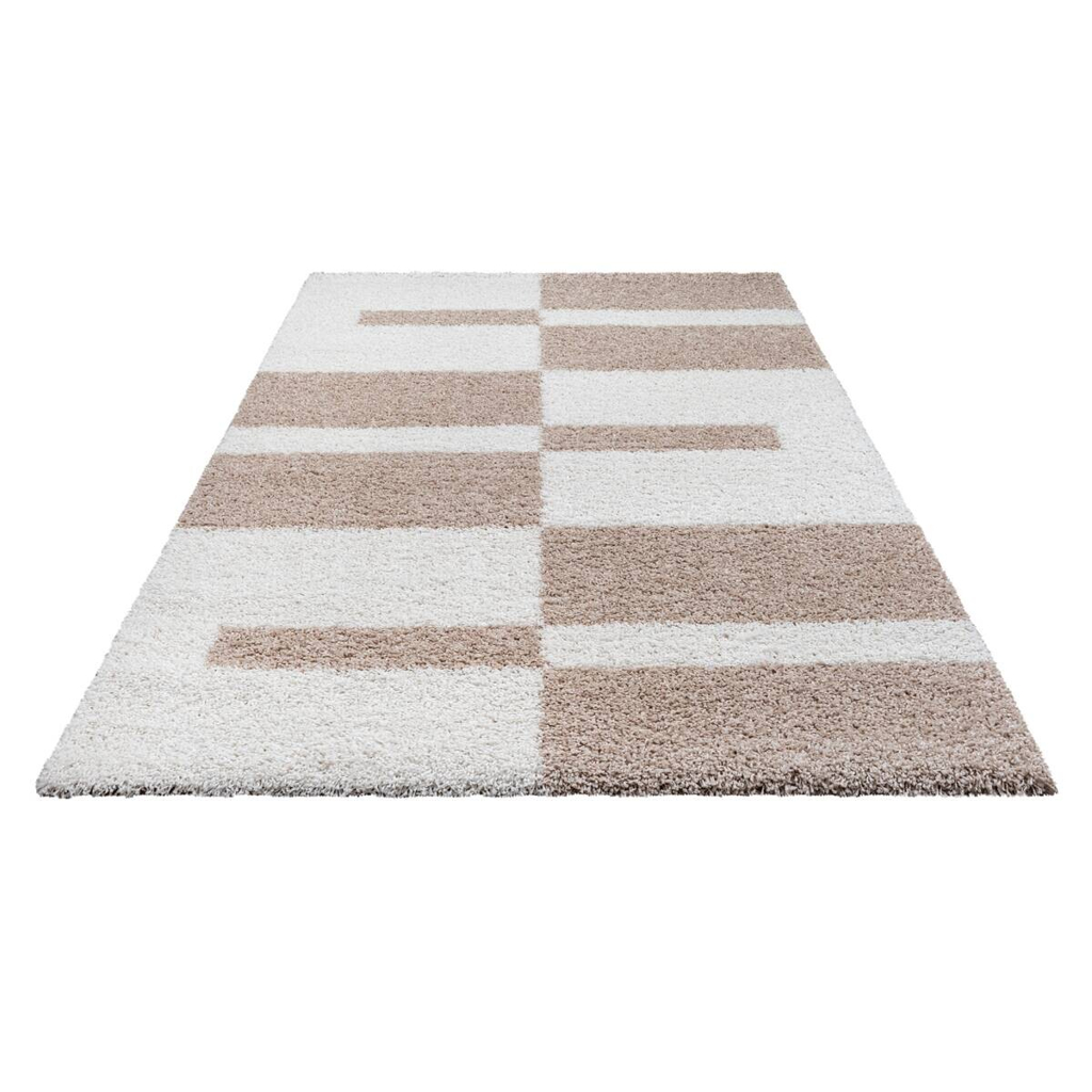 Sanat Hochflorteppich MILANO beige B/L: ca. 80x200 cm 600330205