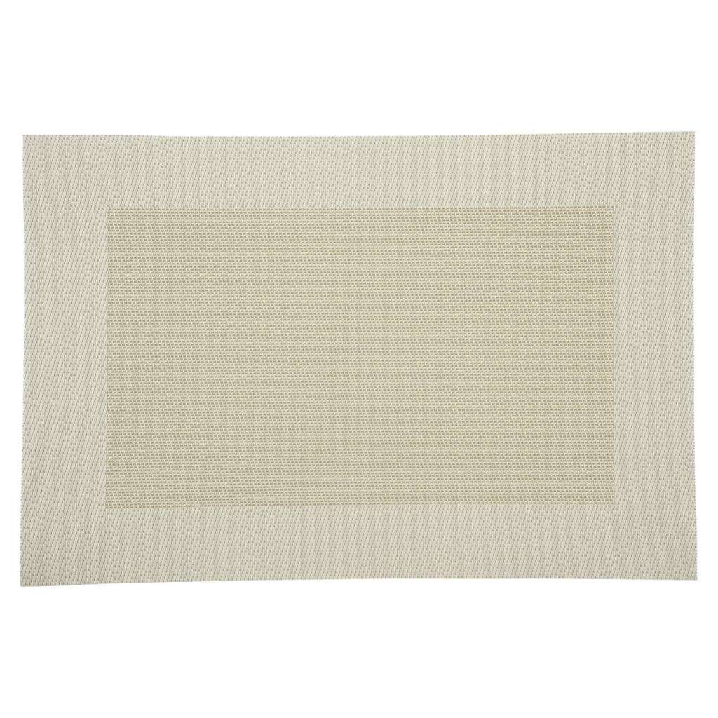 Kesper Platzmatte beige Kunststoff B/L: ca. 29x43 cm