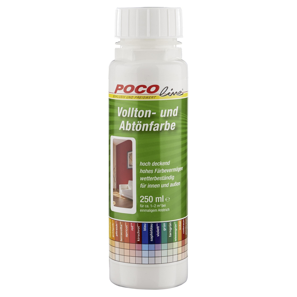 POCOline Vollton- und Abtönfarbe weiß ca. 0,25 l