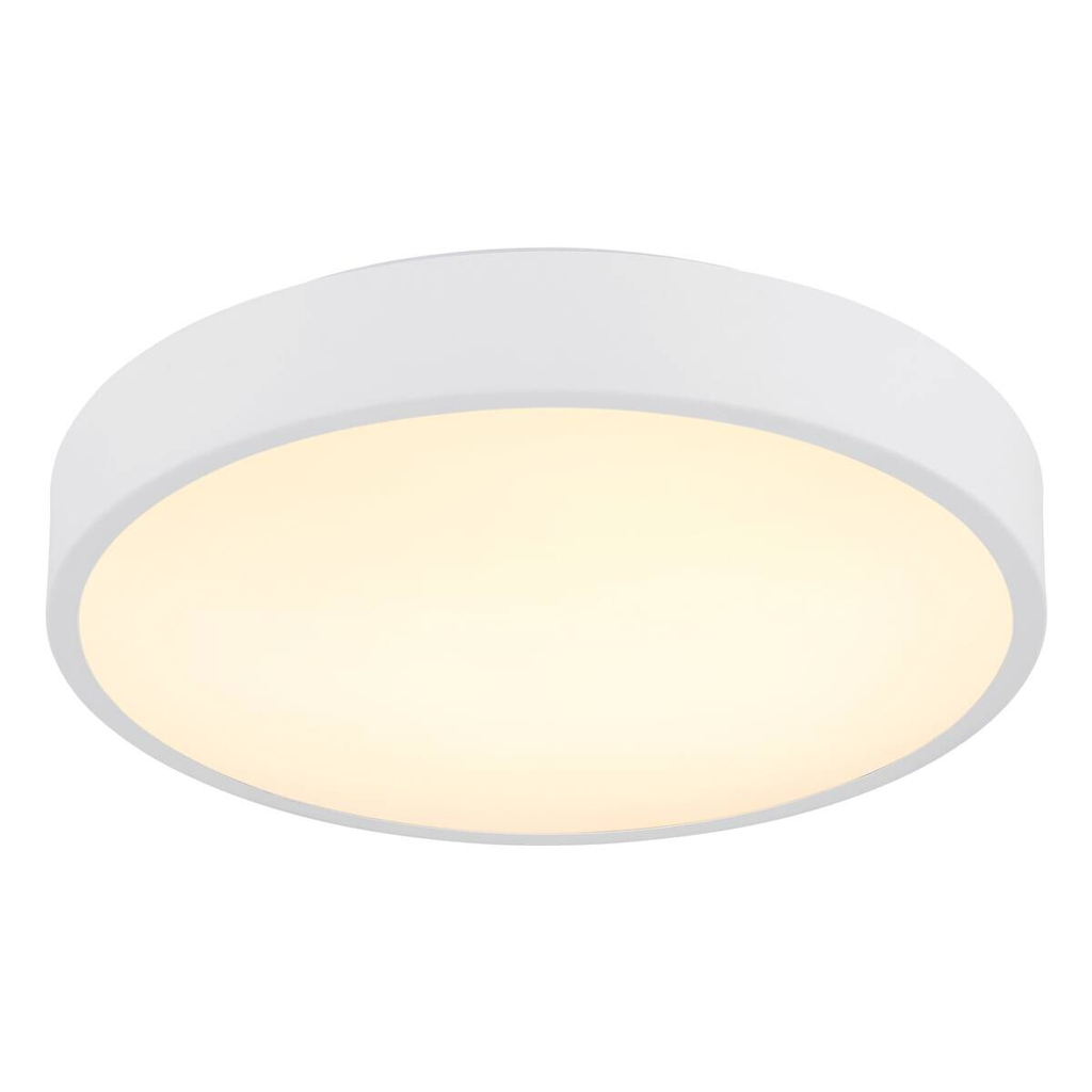 GLOBO LED-Deckenleuchte Opal weiß Kunststoff Metall H/D: ca. 7x33,2 cm 1 Brennstellen